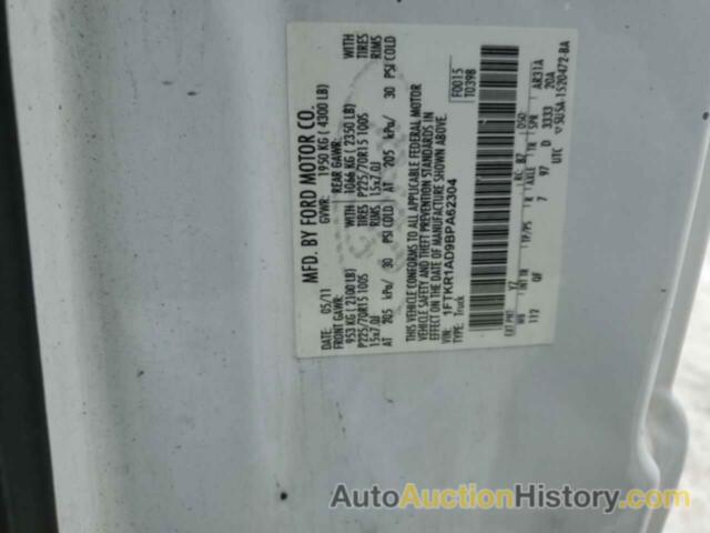 FORD RANGER, 1FTKR1AD9BPA62304