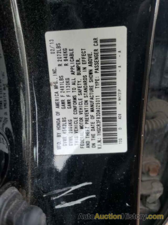 HONDA ACCORD EXL, 1HGCR3F83DA025011