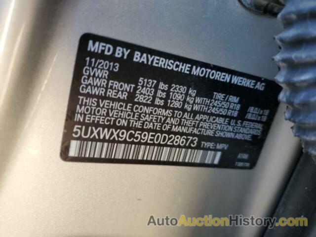 BMW X3 XDRIVE28I, 5UXWX9C59E0D28673