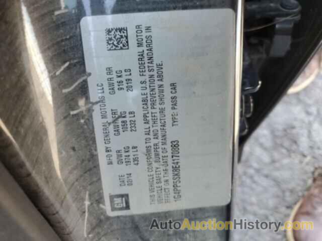 BUICK VERANO, 1G4PP5SK8E4170883