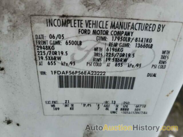 FORD F550 SUPER DUTY, 1FDAF56P56EA23222