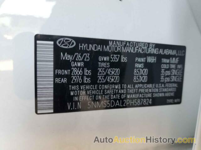 HYUNDAI SANTA FE CALLIGRAPHY, 5NMS5DAL2PH587824