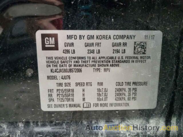 BUICK ENCORE PREFERRED, KL4CJASB0JB572006