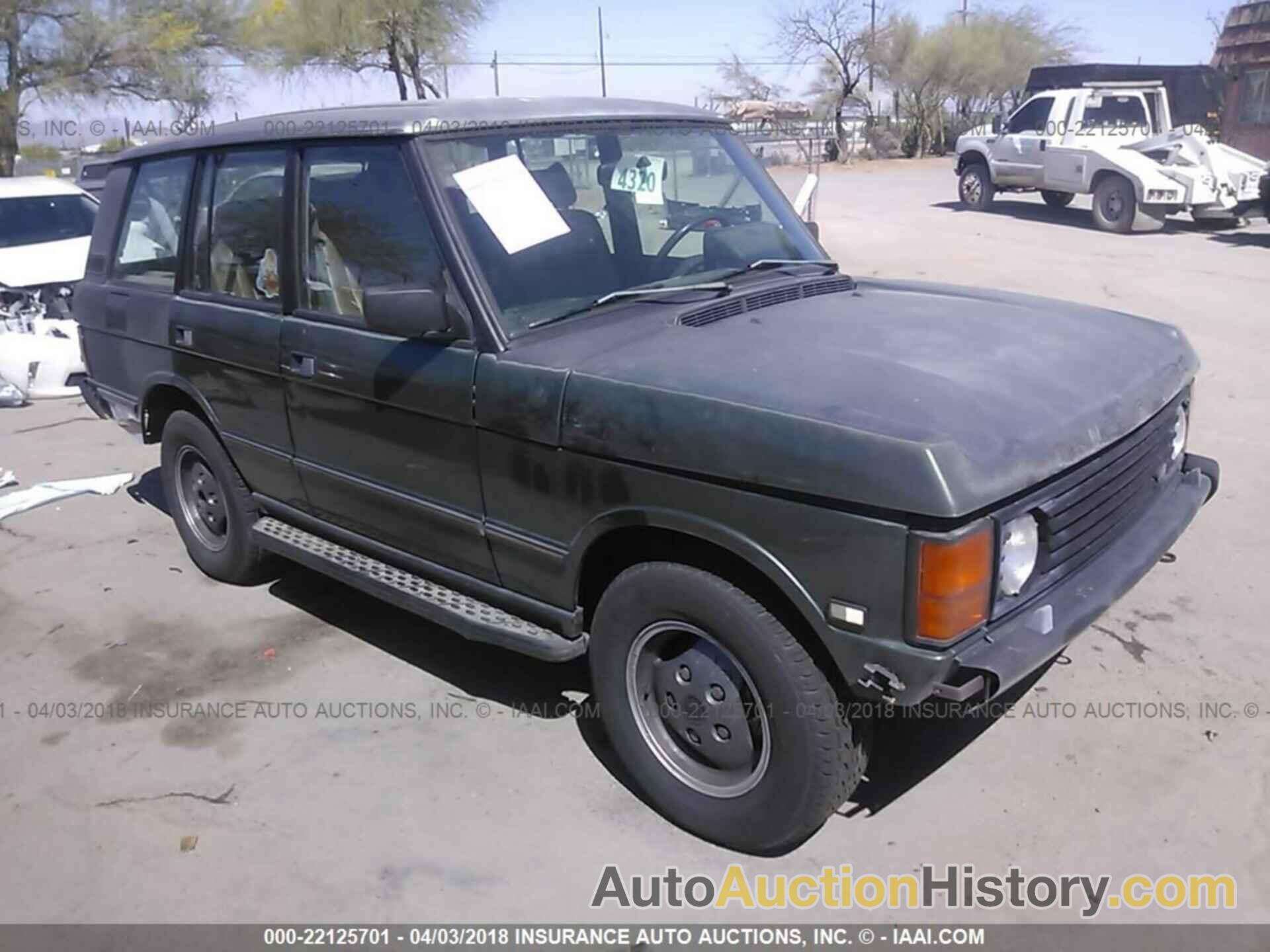 LAND ROVER RANGE ROVER, SALHV1241PA625997