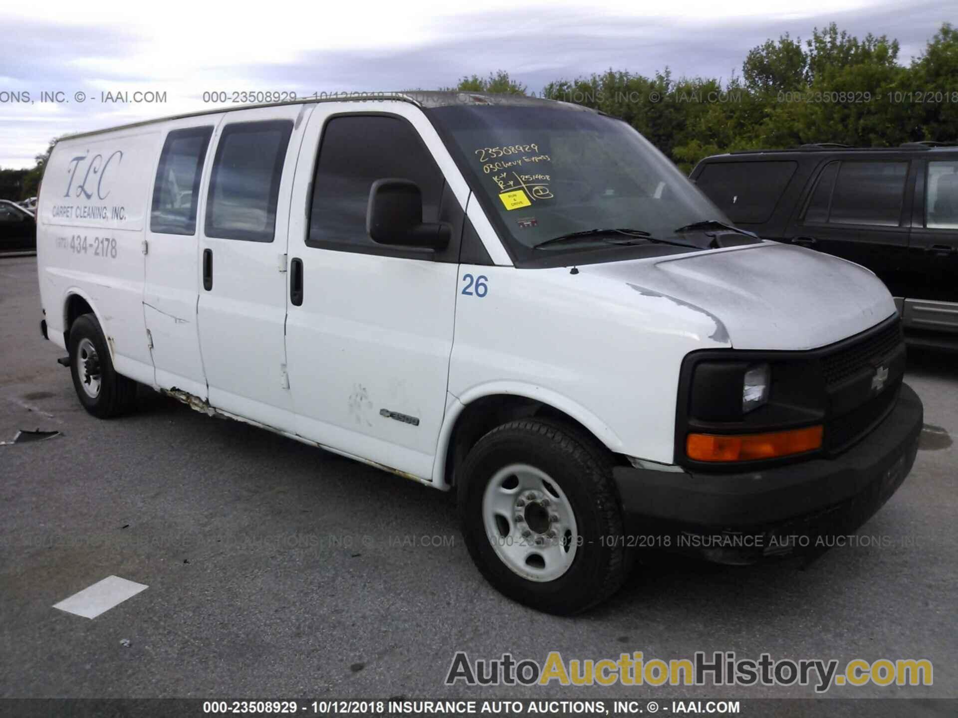 2003 CHEVROLET EXPRESS G3500, 1GCHG39U031131899