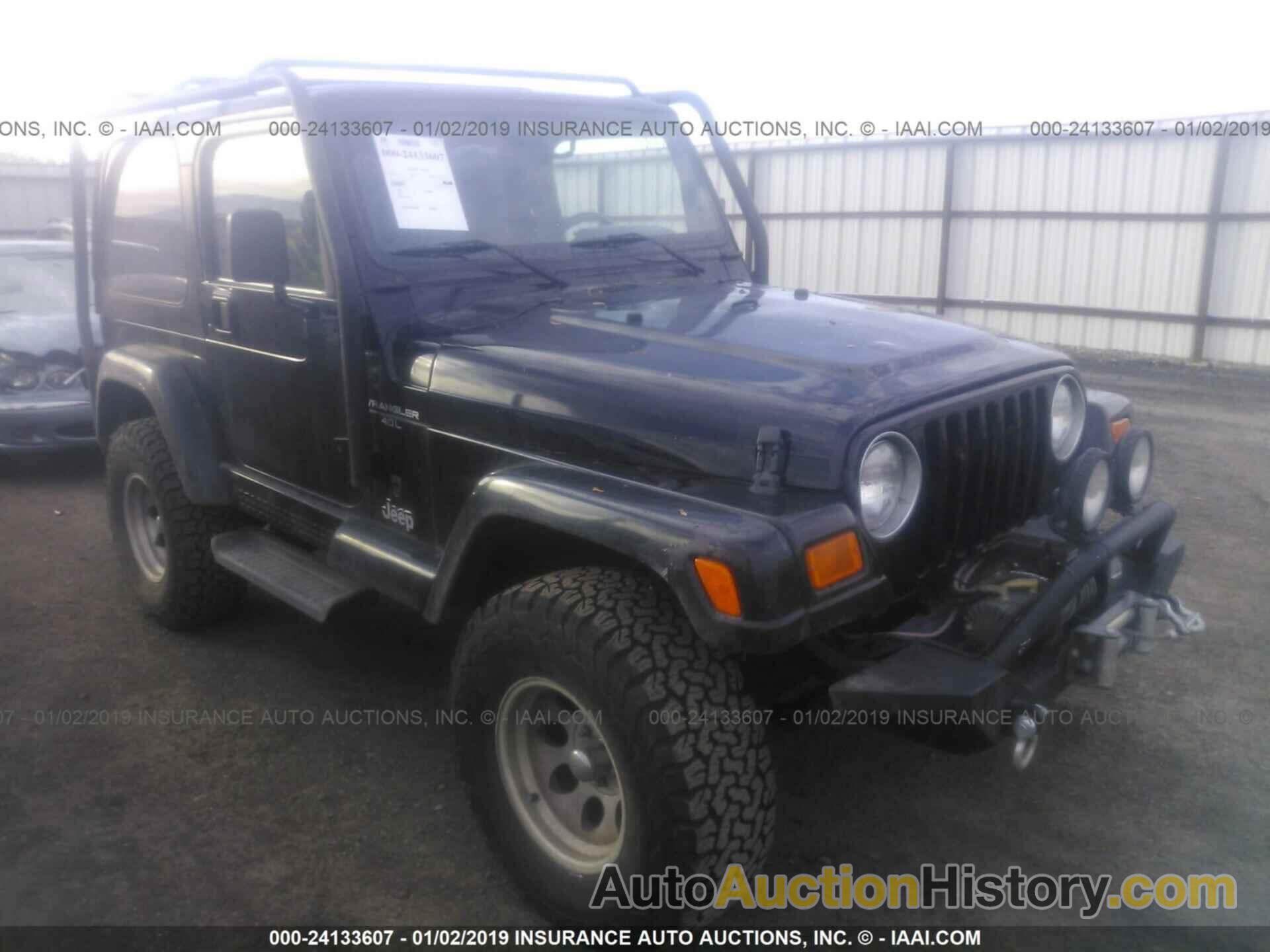 2001 JEEP WRANGLER  TJ, 1J4FA49S51P356546