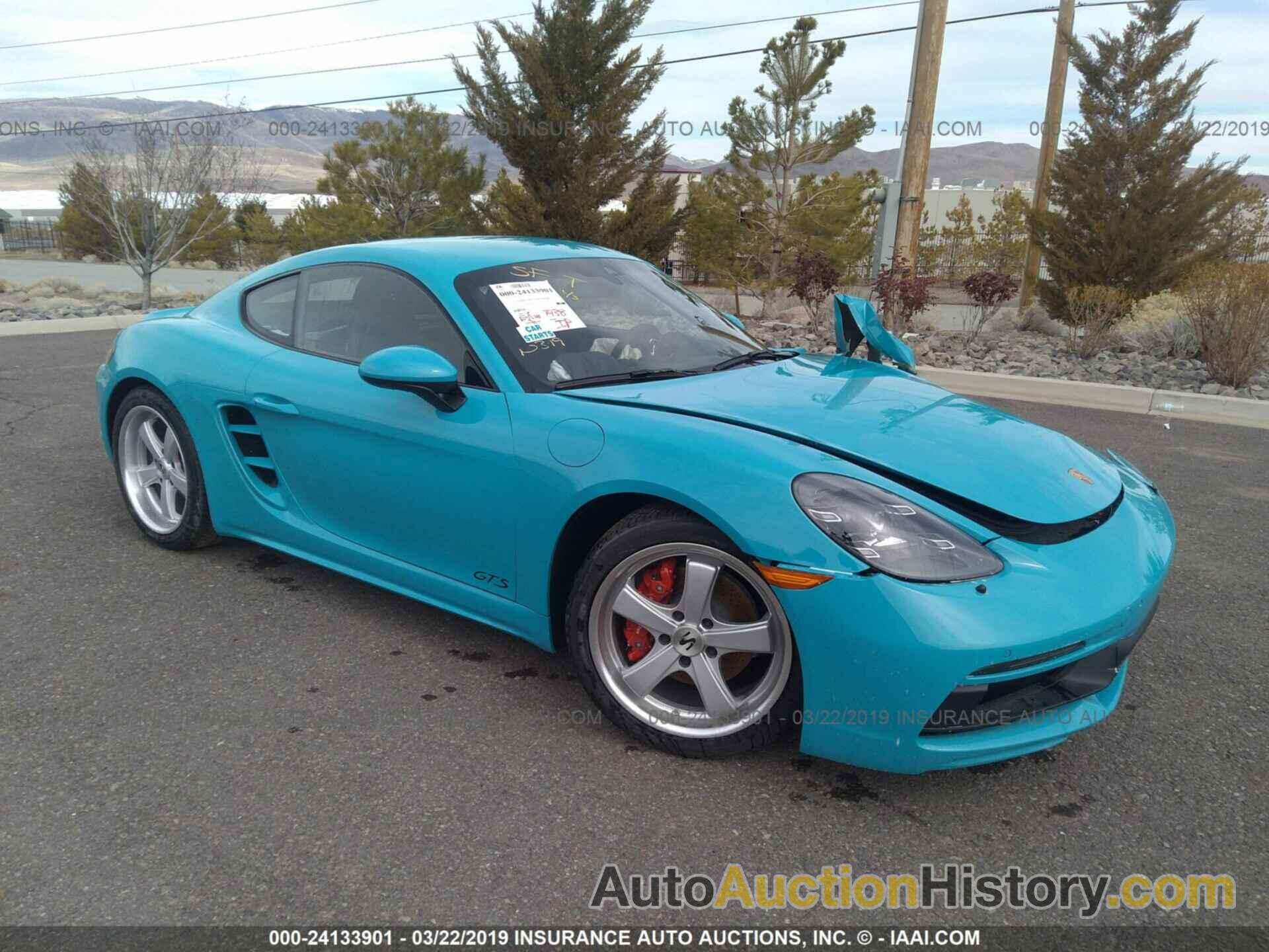 PORSCHE 718 CAYMAN, WP0AB2A88KS278313