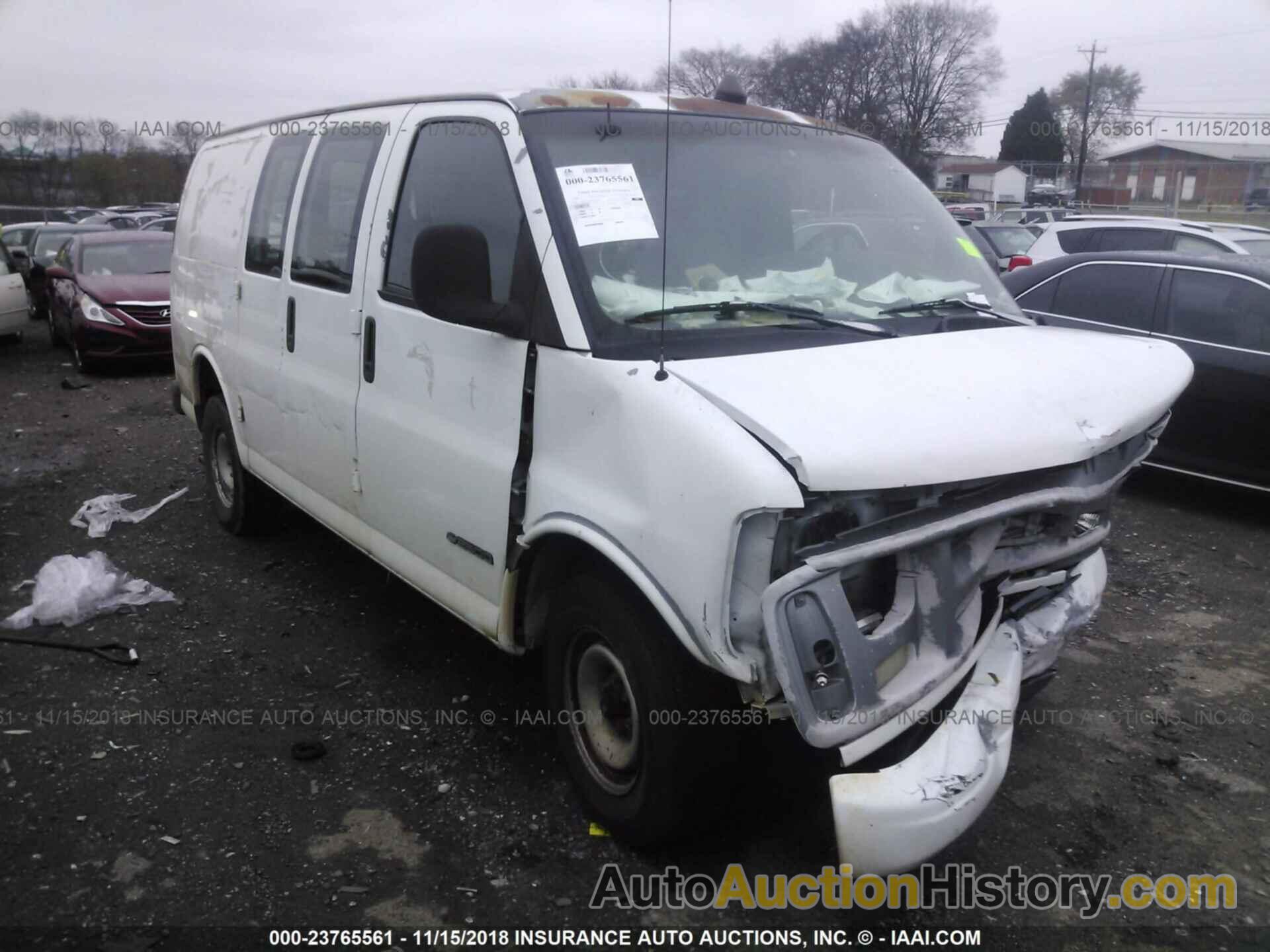 1999 CHEVROLET EXPRESS G2500, 1GCFG25W2X1054497