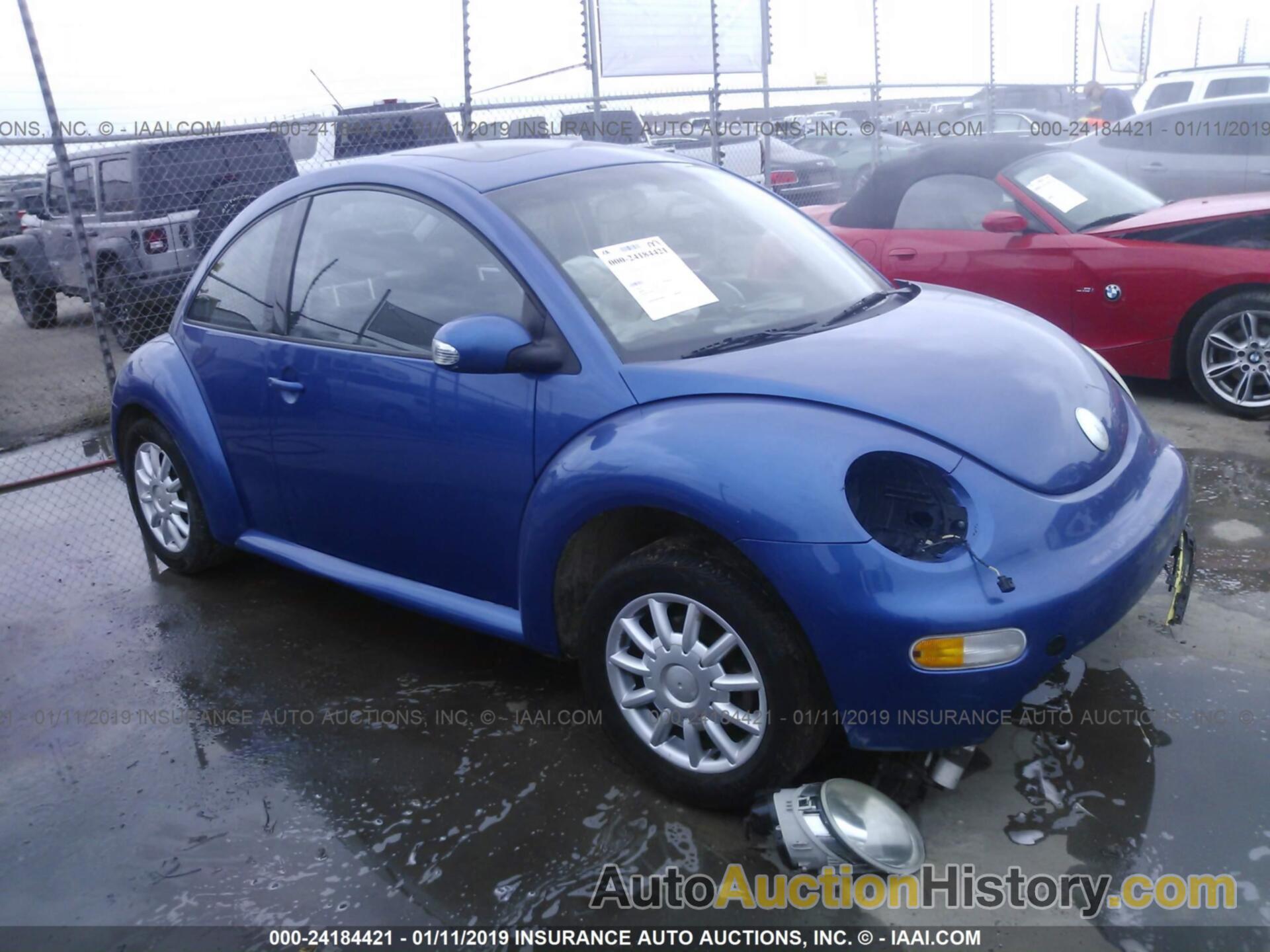 2004 VOLKSWAGEN NEW BEETLE, 3VWCK31C94M405596