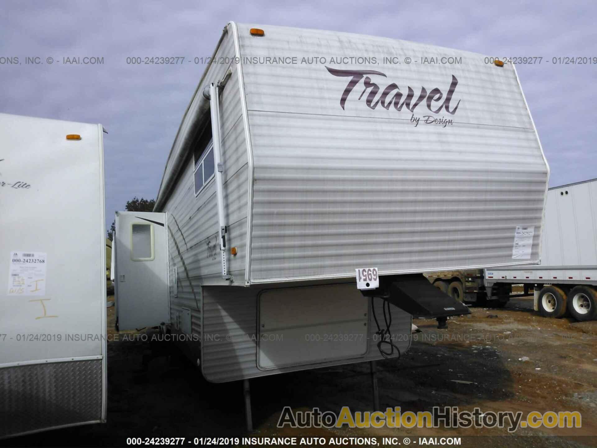 RECREATION BY DESIGN TRAVEL TRAILER, 5CZ300R3881120843