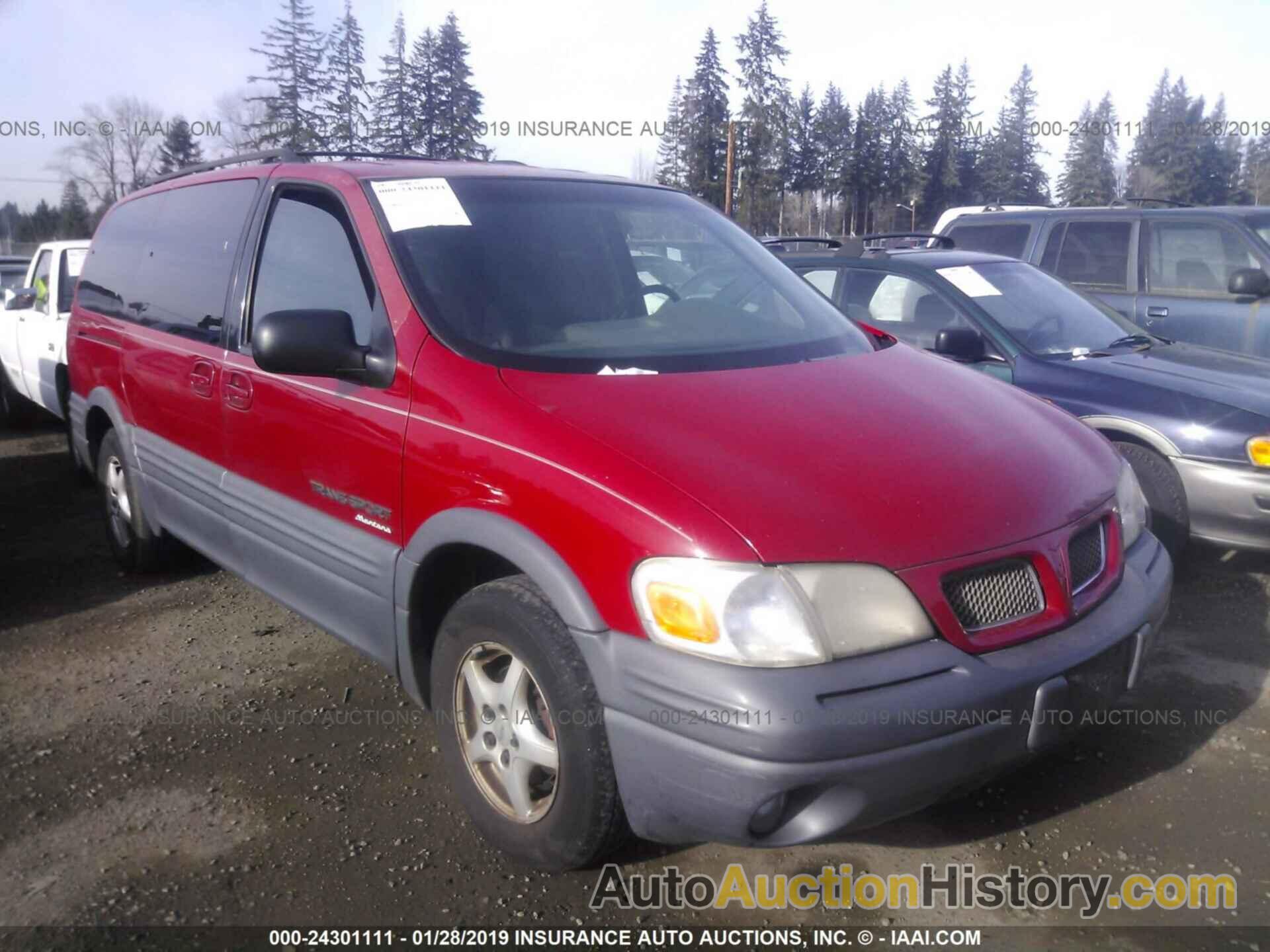 1998 PONTIAC TRANS SPORT, 1GMDX03E3WD251144