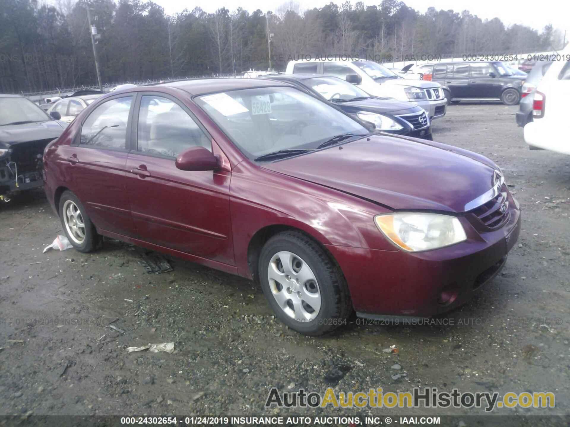 2006 KIA NEW SPECTRA, KNAFE121965341896