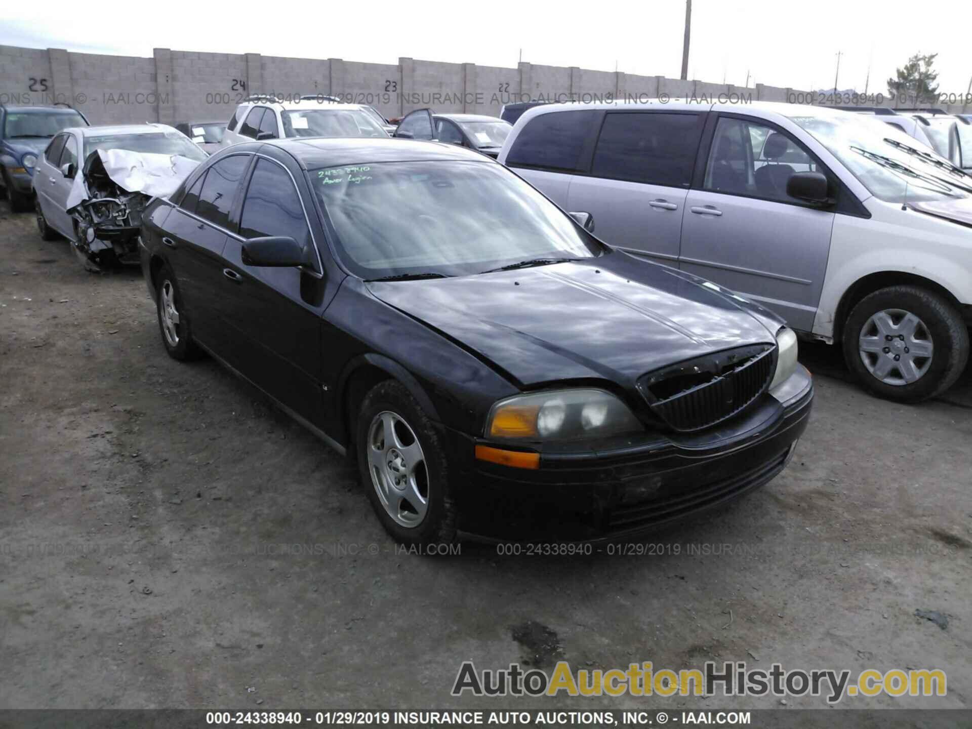 2001 LINCOLN LS, 1LNHM86S01Y667731