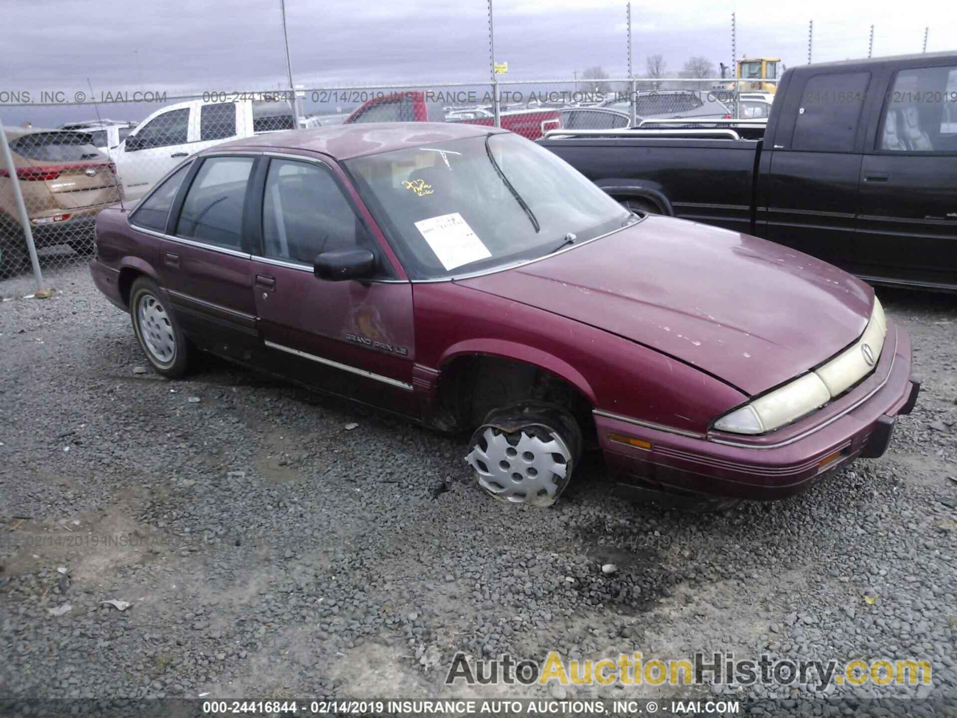 PONTIAC GRAND PRIX LE, 1G2WH54T2PF277863