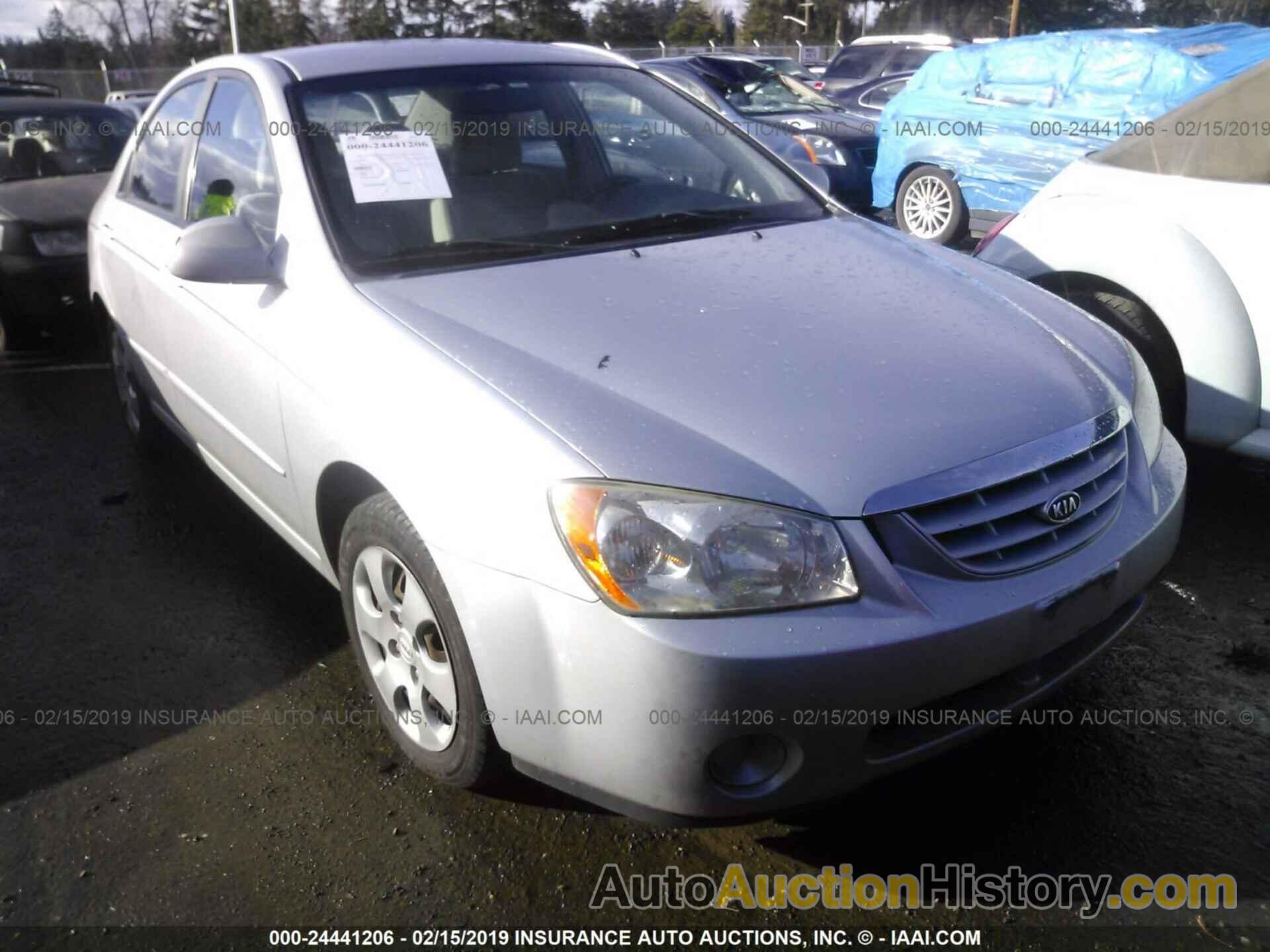 2006 KIA NEW SPECTRA, KNAFE121065252511