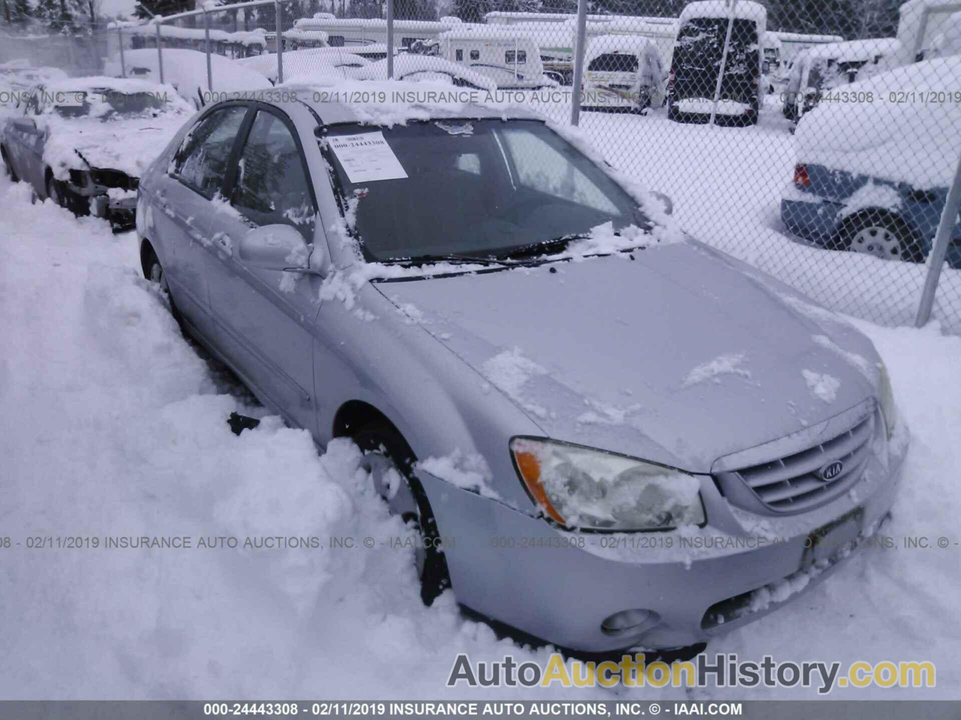 2006 KIA NEW SPECTRA, KNAFE121365304648