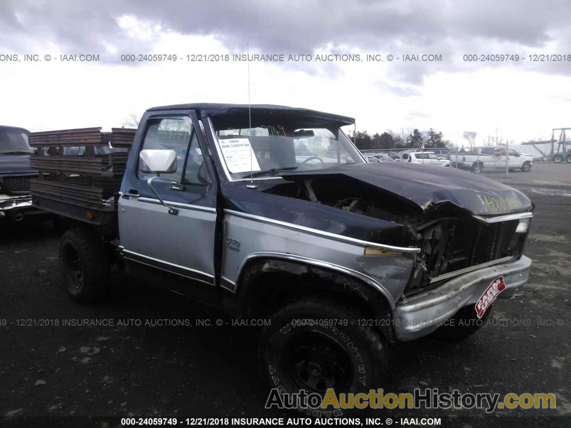 1983 FORD F150, 1FTEF14G7DNA17095