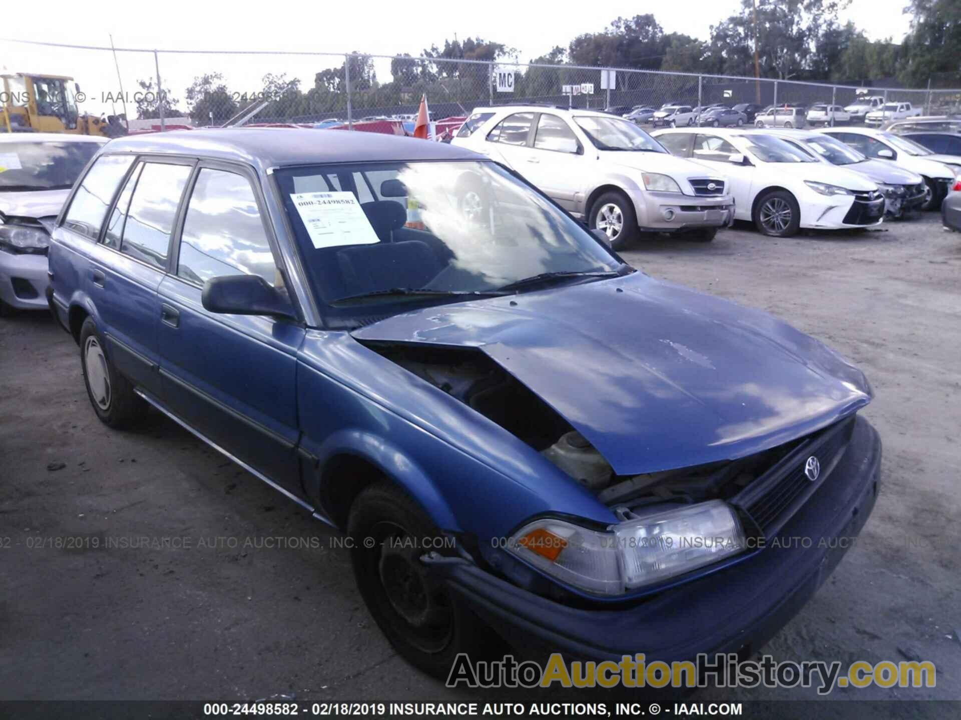 1991 TOYOTA COROLLA, JT2AE94K3M3484765