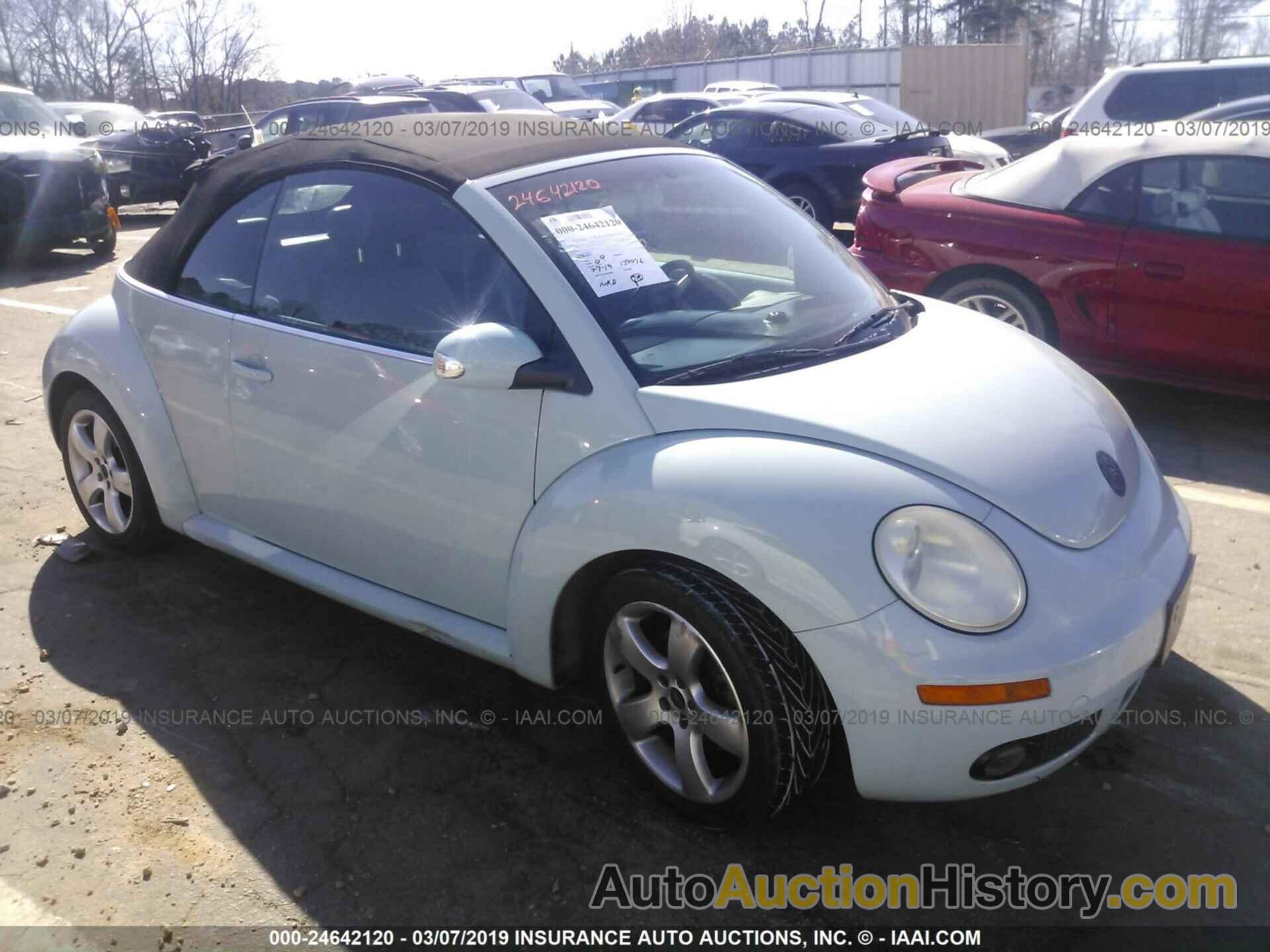 VOLKSWAGEN NEW BEETLE CONVERTIBLE OPTION PKG 2, 3VWSF31YX6M312052