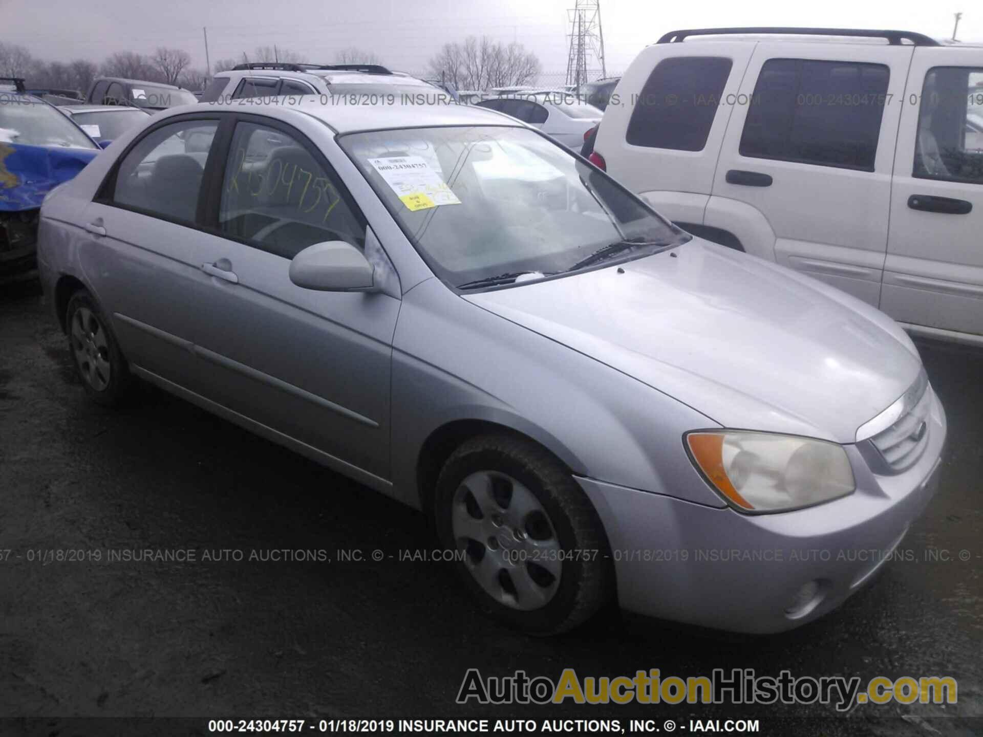 2005 KIA NEW SPECTRA, KNAFE121055125000