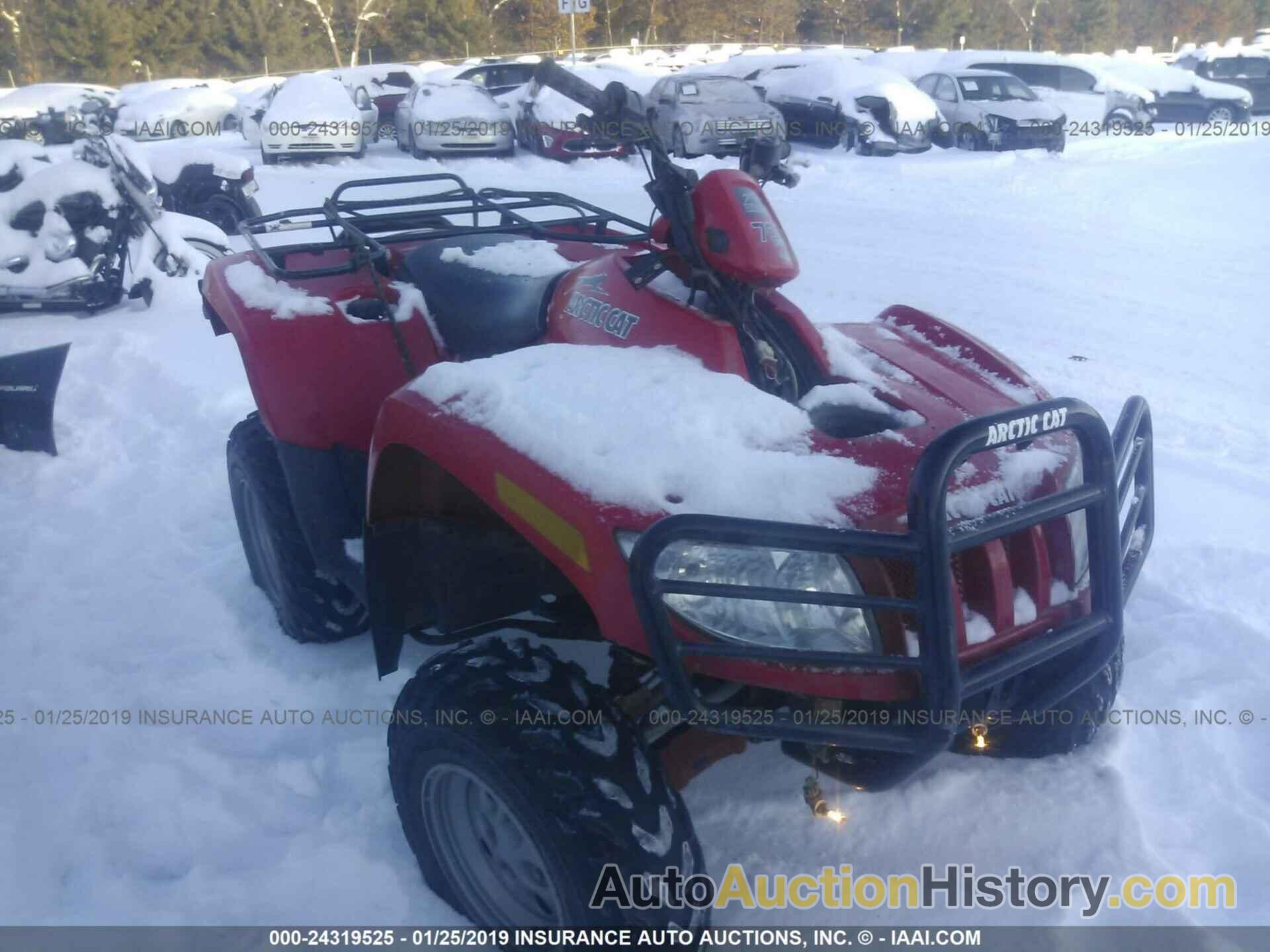 2008 ARCTIC CAT 700 EFI, 4UF08ATV38T214019