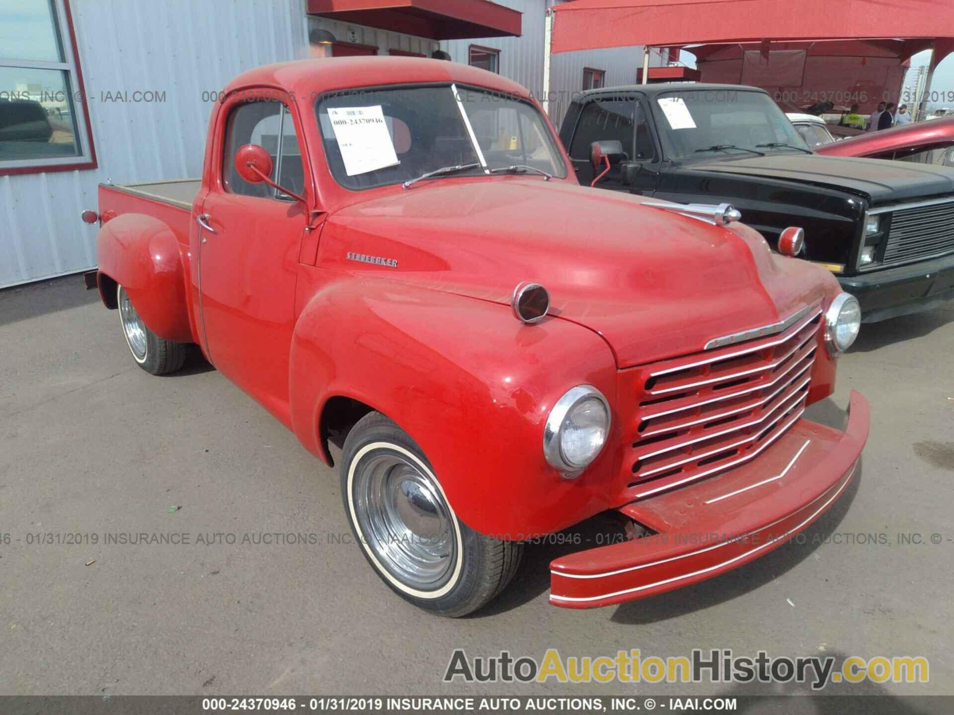 1949 STUDEBAKER PICKUP TRUCK, R539362