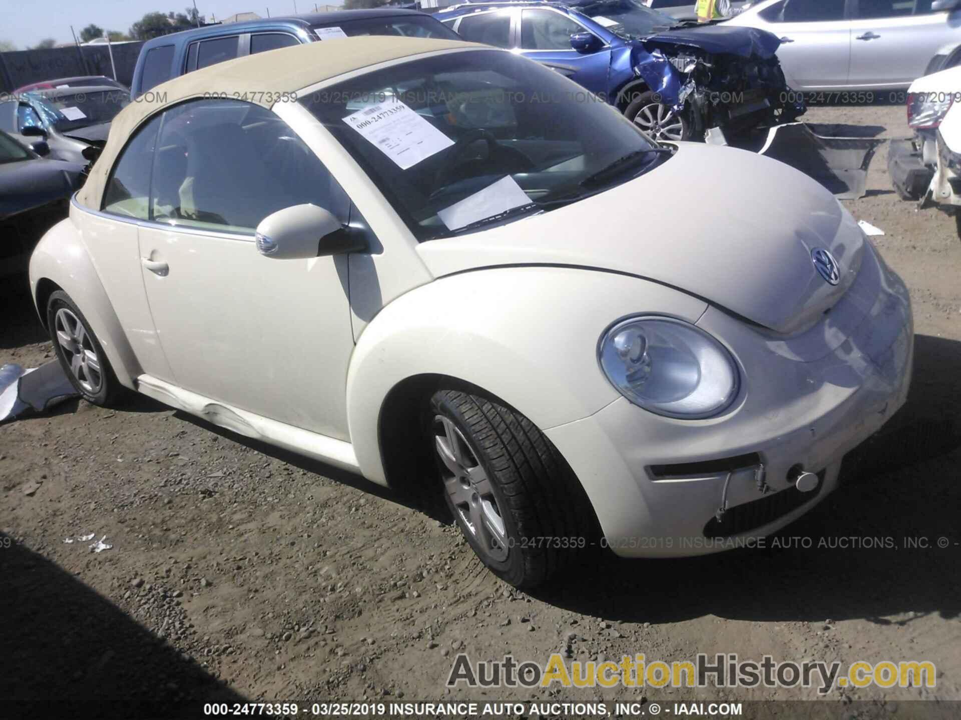 VOLKSWAGEN NEW BEETLE CONVERTIBLE OPTION PKG 1, 3VWRF31Y17M423184