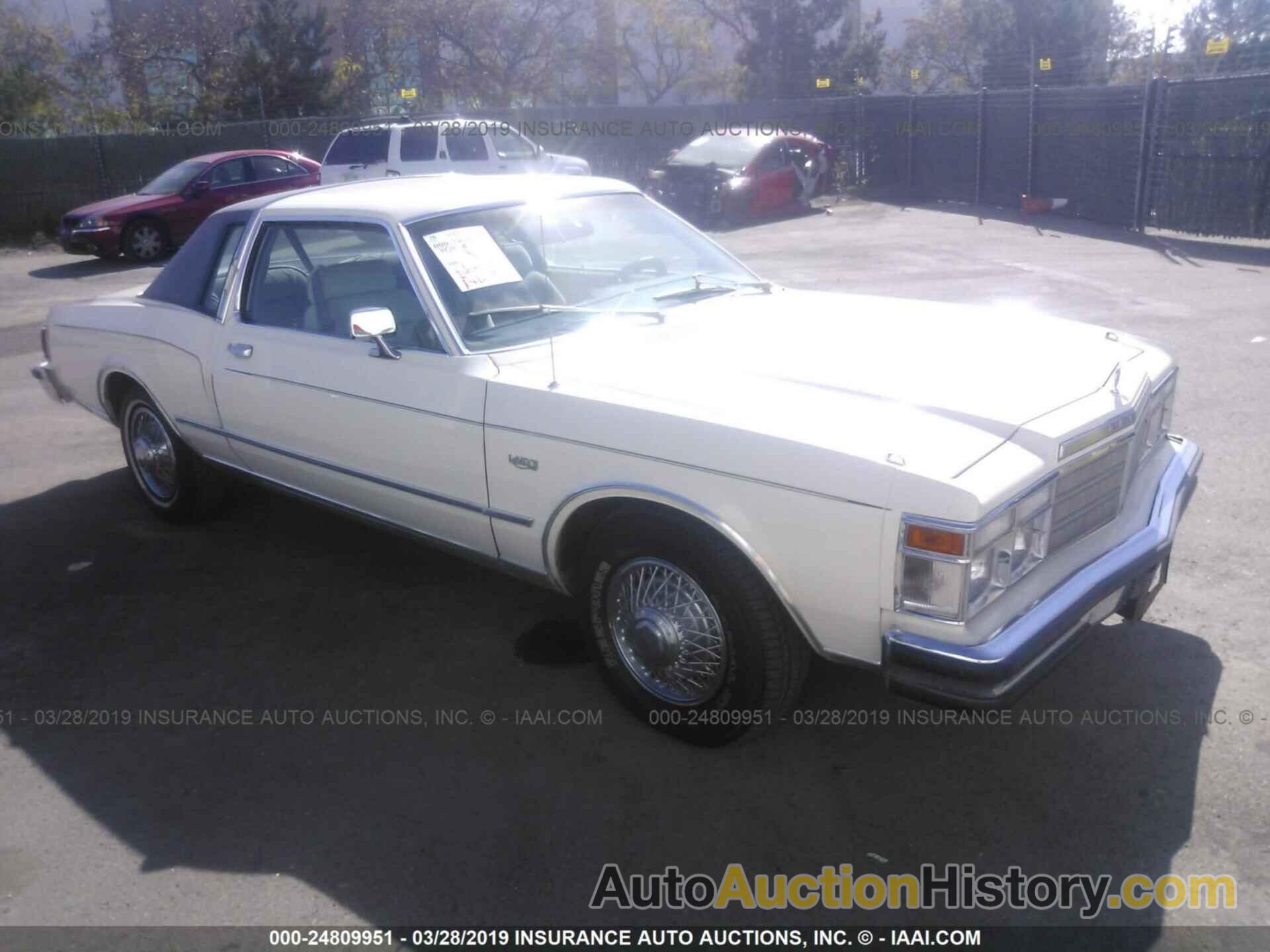 CHRYSLER LEBARON, FP22J9G182257