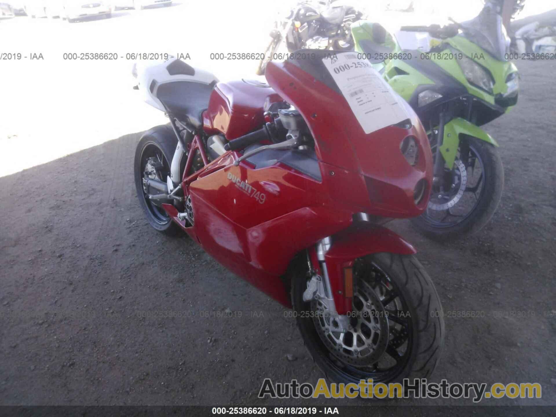 DUCATI 749, ZDM1UB3S66B011409