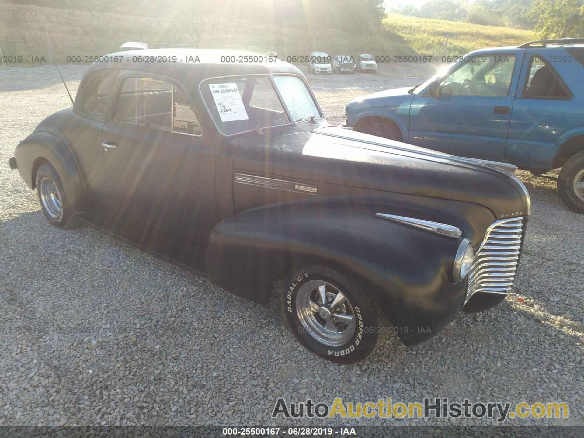 BUICK 2 DOOR COUPE, 1940M0D46