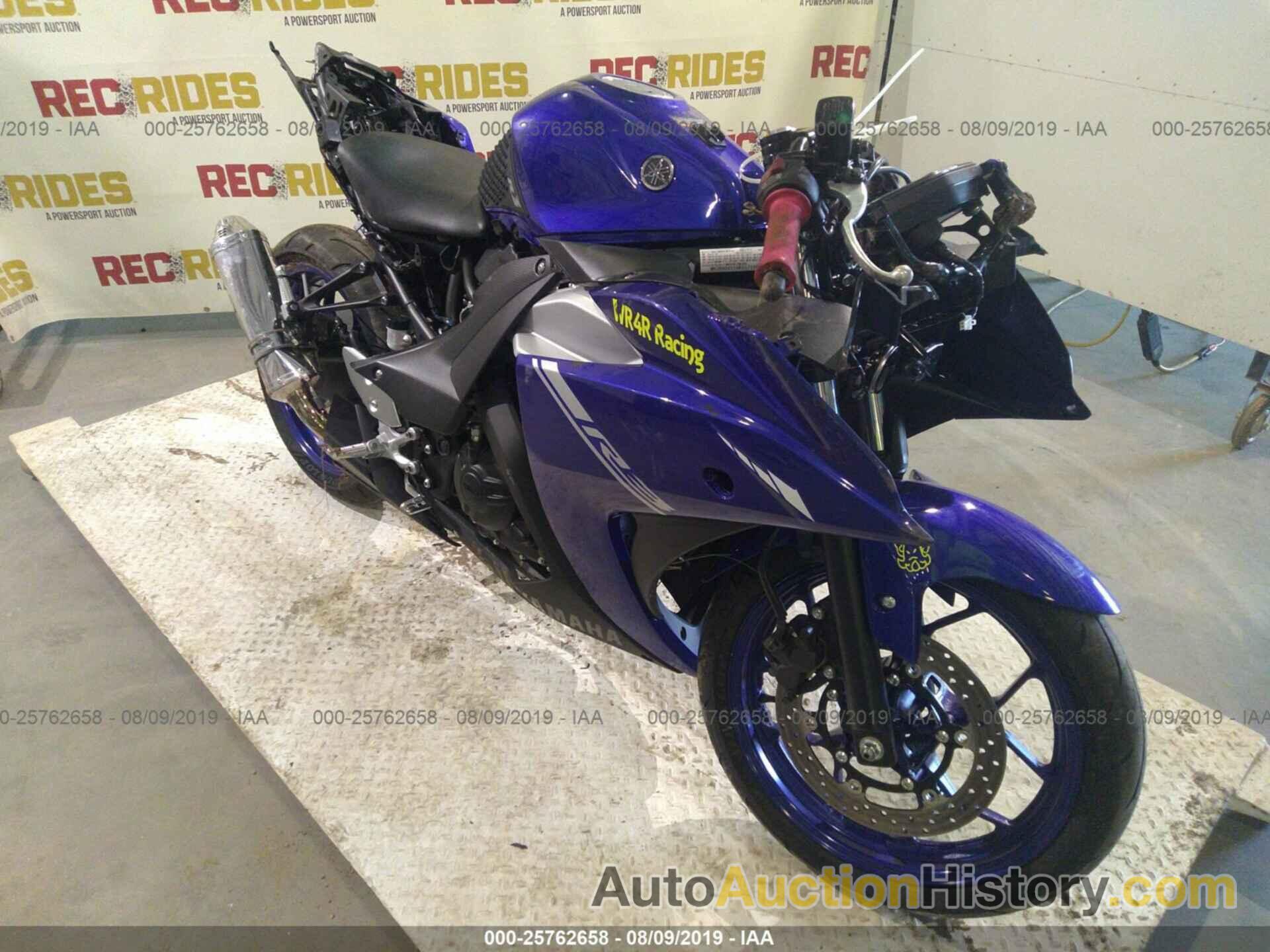 YAMAHA YZFR3, MH3RH06Y1HK017100