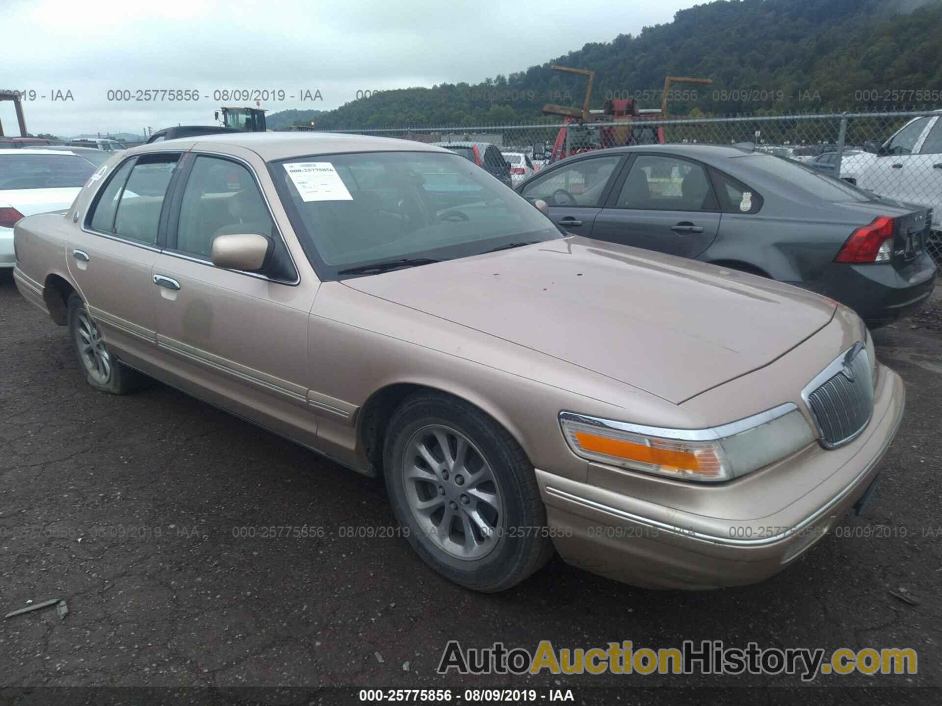 MERCURY GRAND MARQUIS GS, 2MELM74W1TX692007