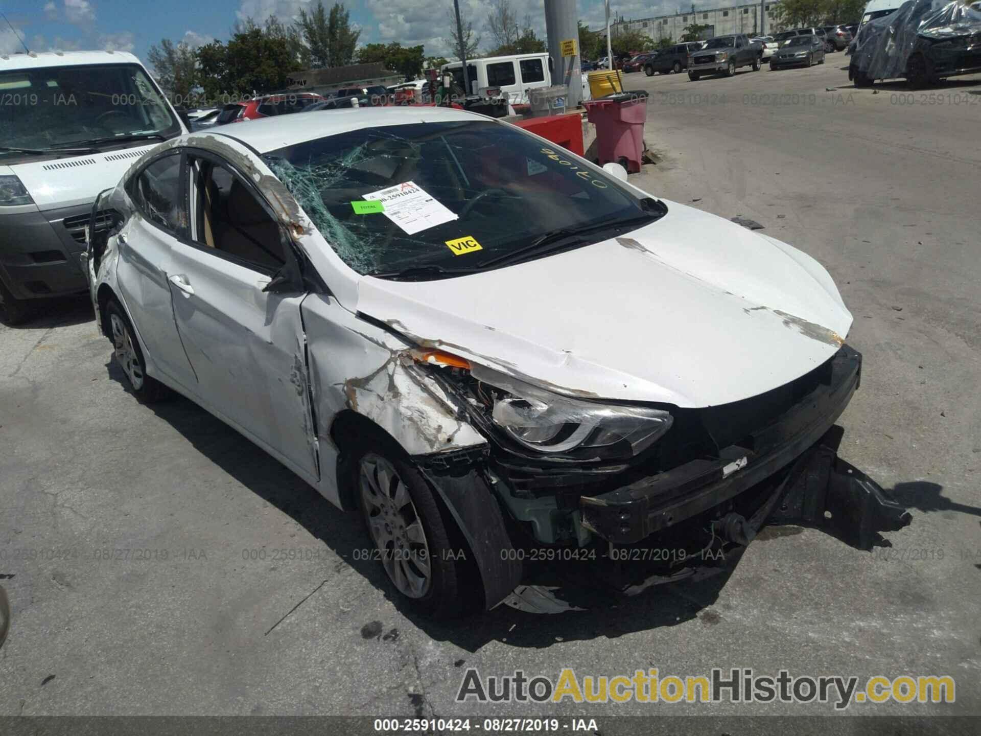 HYUNDAI ELANTRA GLS/LIMITED, 5NPDH4AE3CH071096