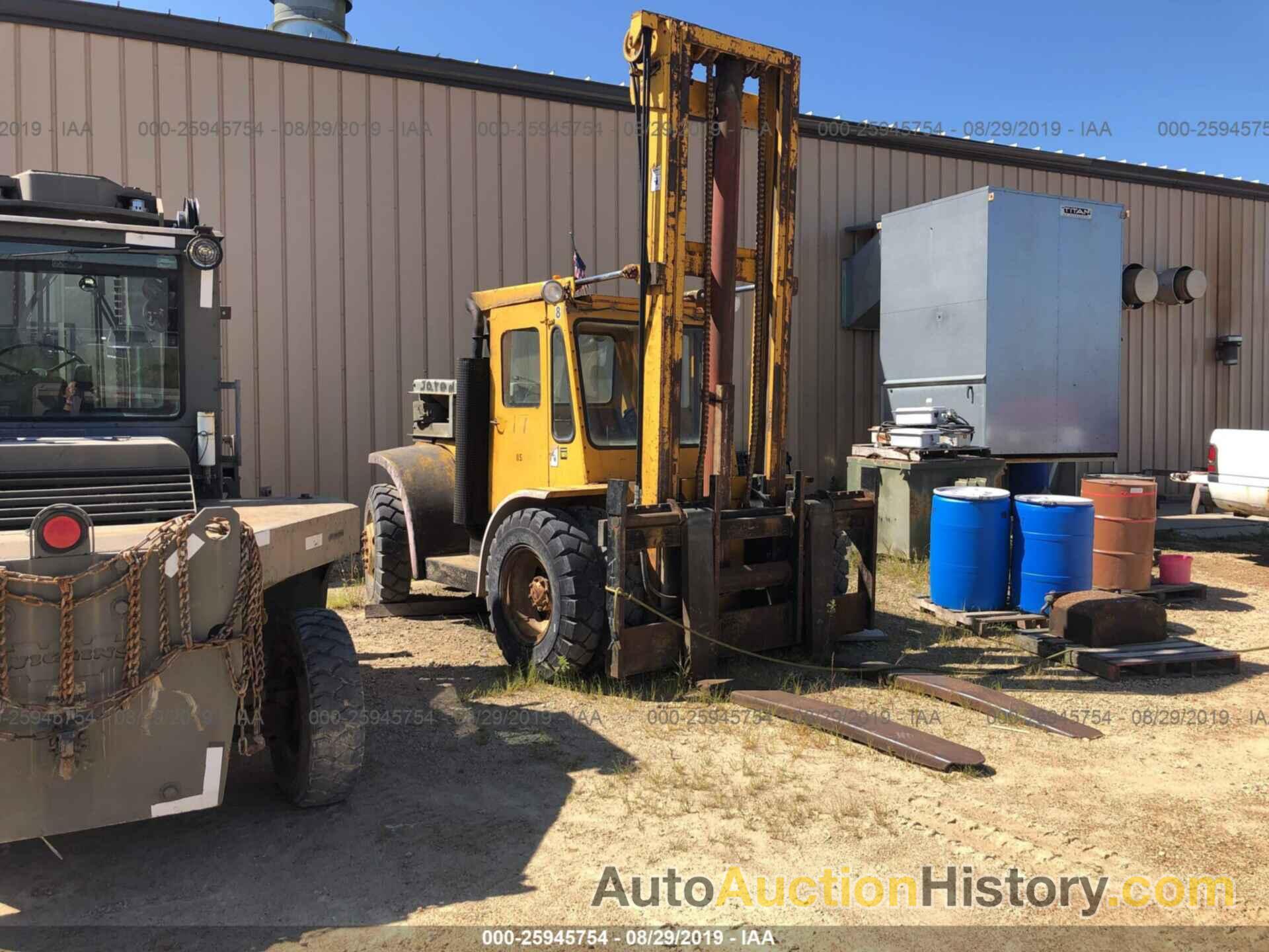 HYSTER LIFT TRUCK, B7P6138S