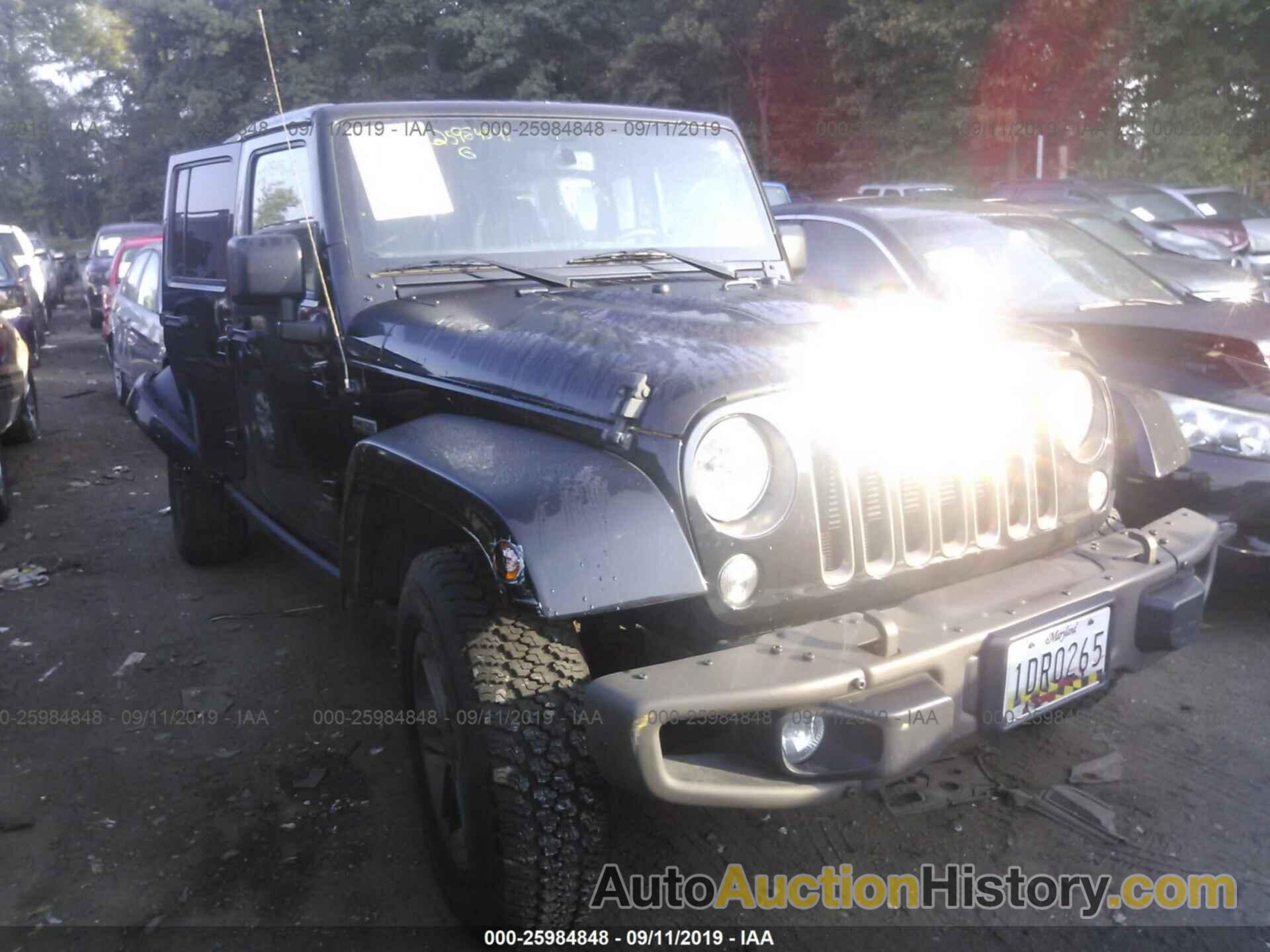 JEEP WRANGLER UNLIMITE SAHARA, 1C4BJWEG6GL347825