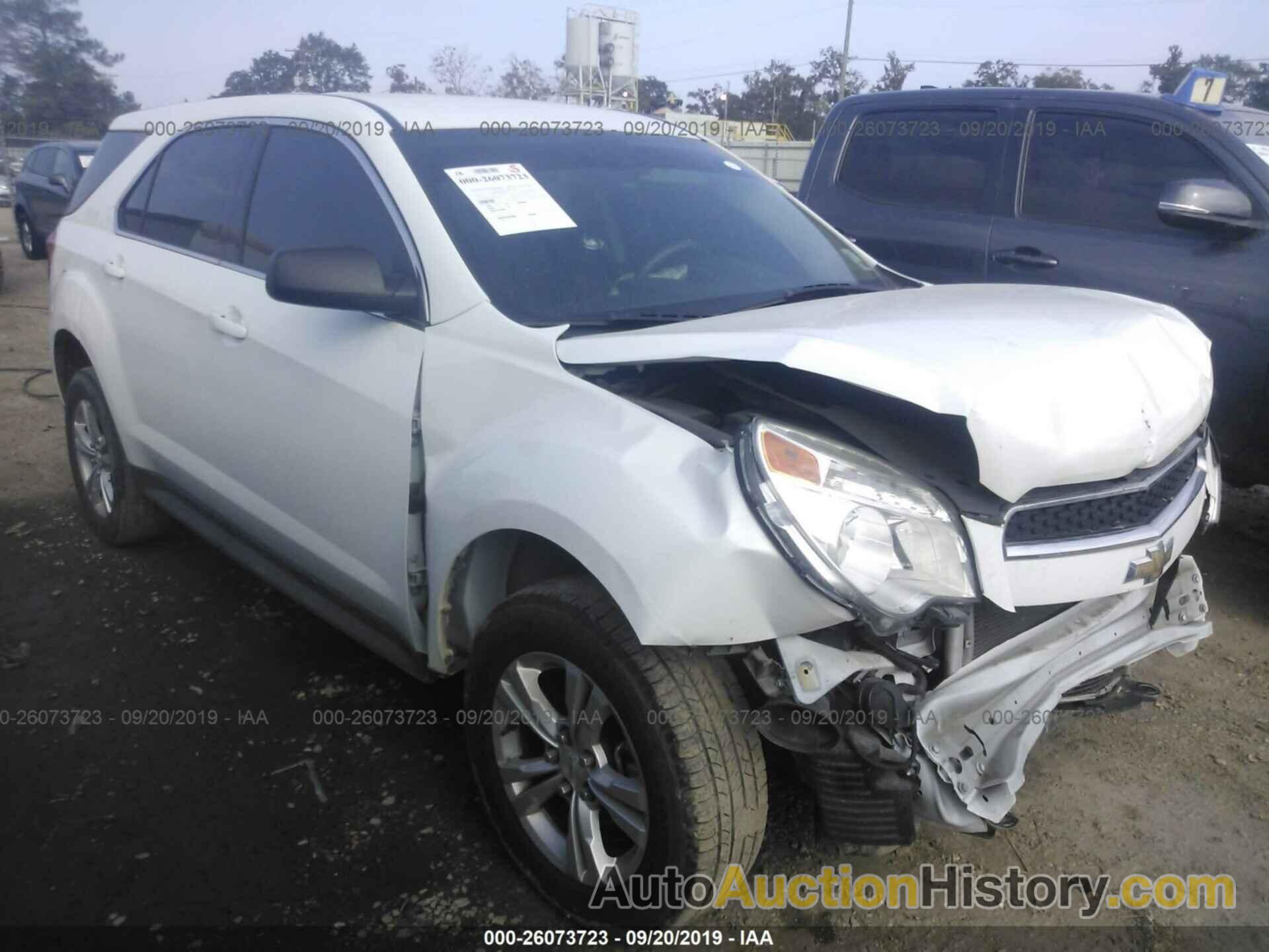 CHEVROLET EQUINOX LS, 2GNALBEK7G1167611