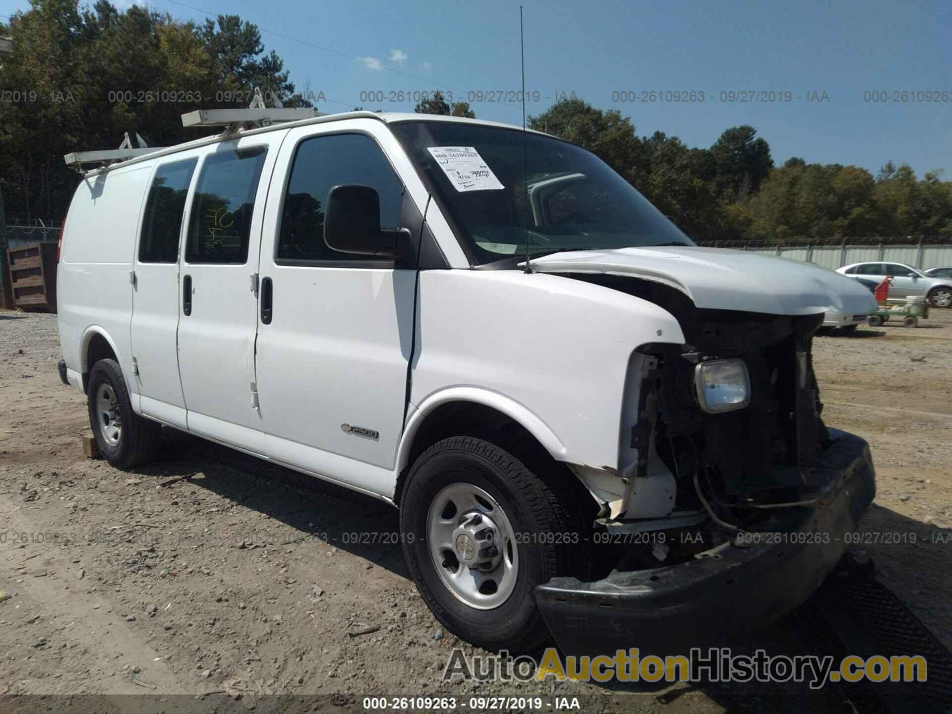 CHEVROLET EXPRESS G2500, 1GCGG25U331107608