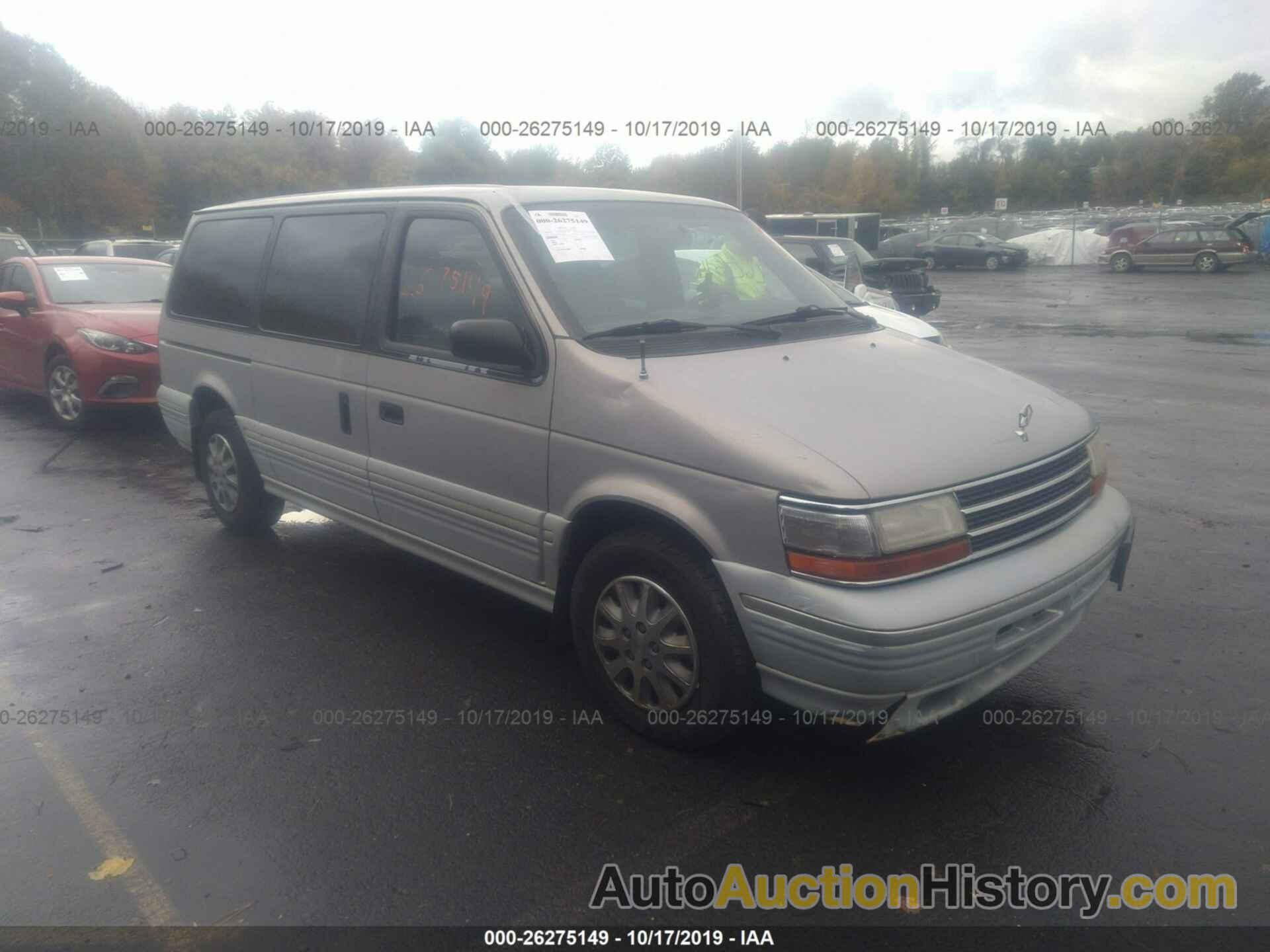 PLYMOUTH GRAND VOYAGER LE, 1P4GH54R4RX340961