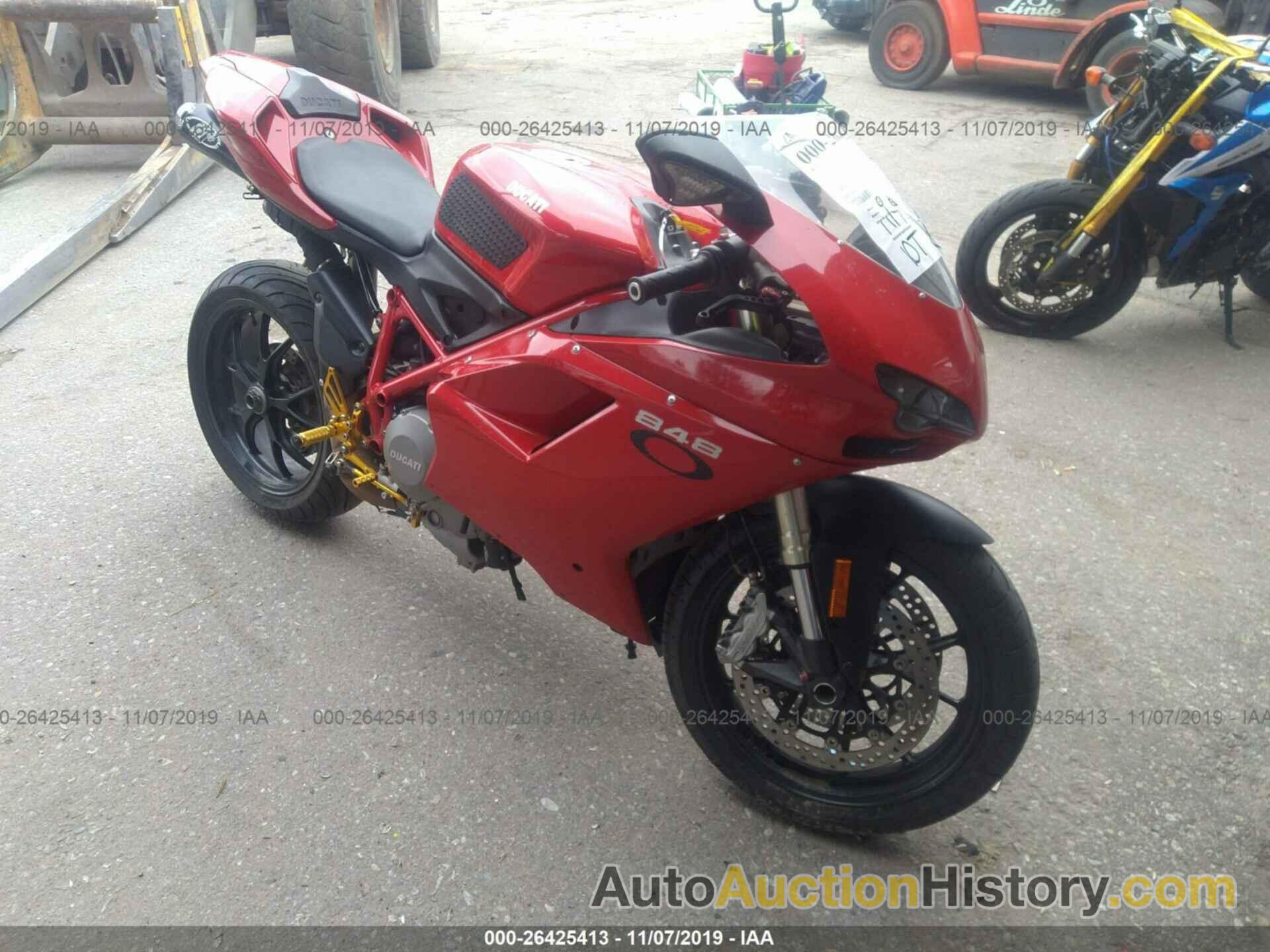 DUCATI 848, ZDM1XBGV6AB012595