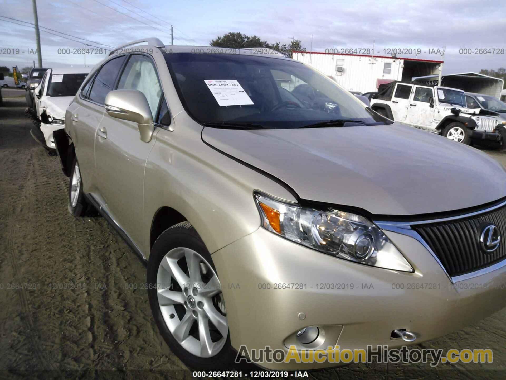 LEXUS RX 350, 2T2BK1BA6CC128893