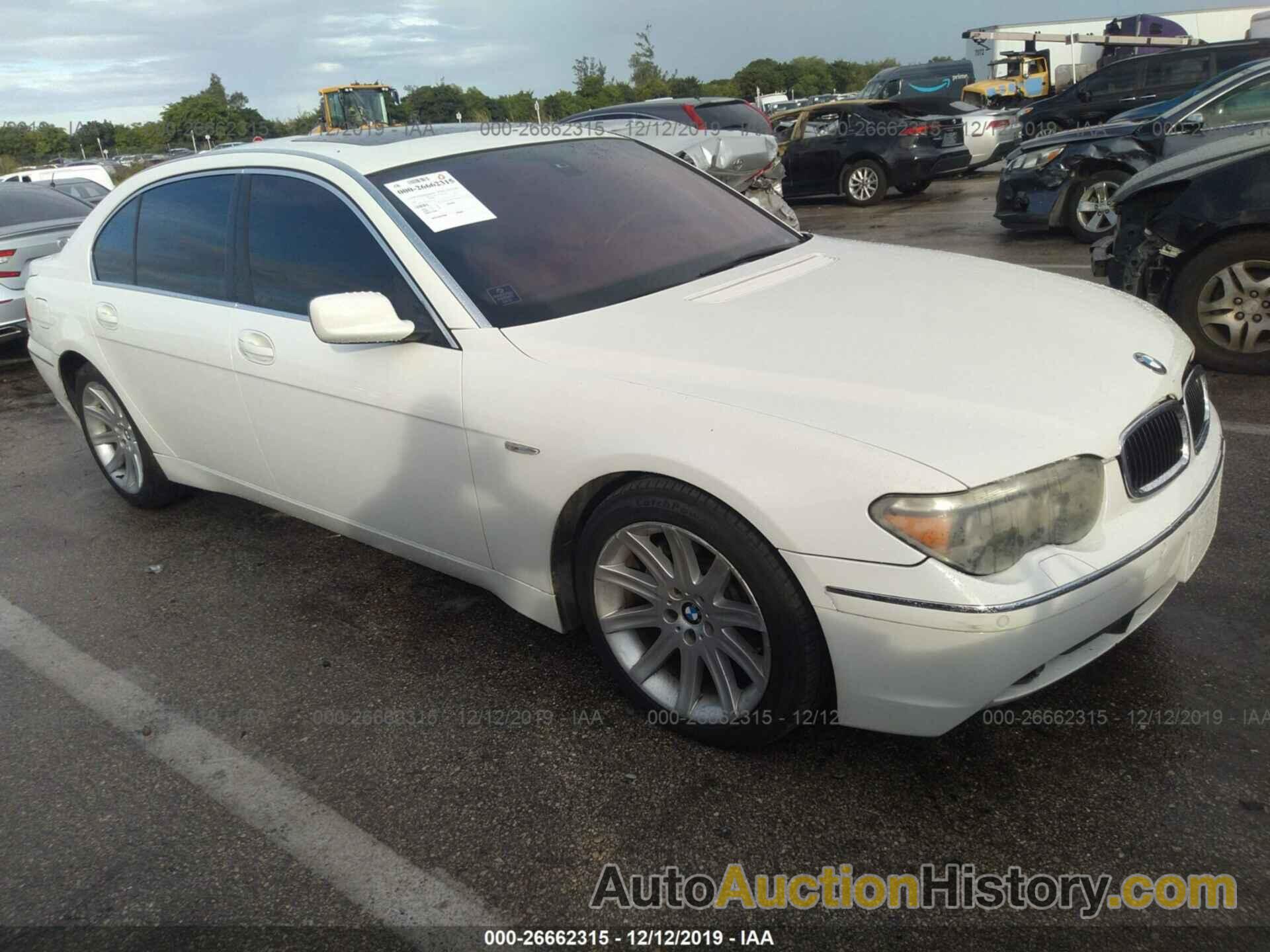 BMW 745 LI, WBAGN63565DS56201