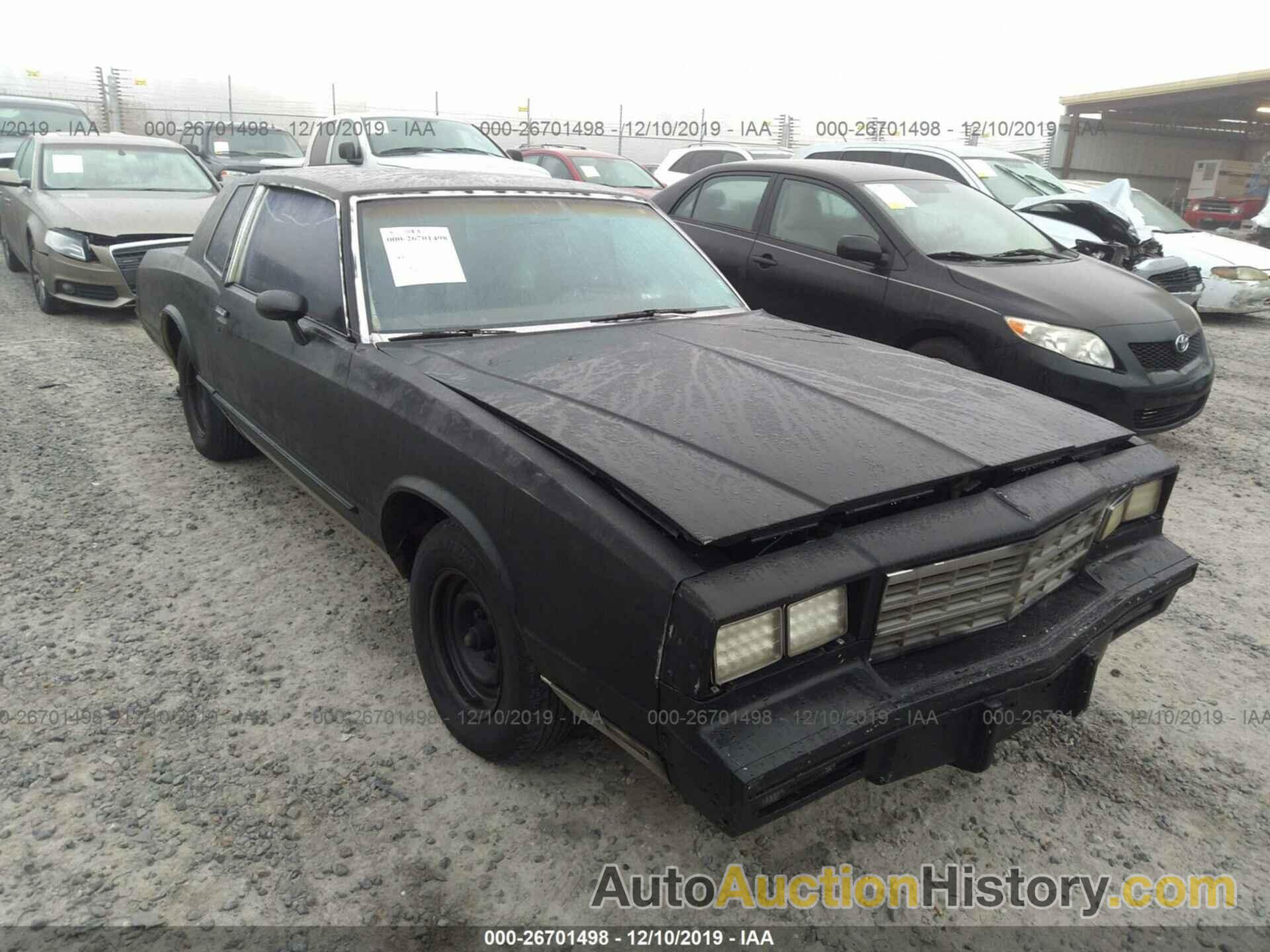 CHEVROLET MONTE CARLO, 1G1GZ37Z3FR161188