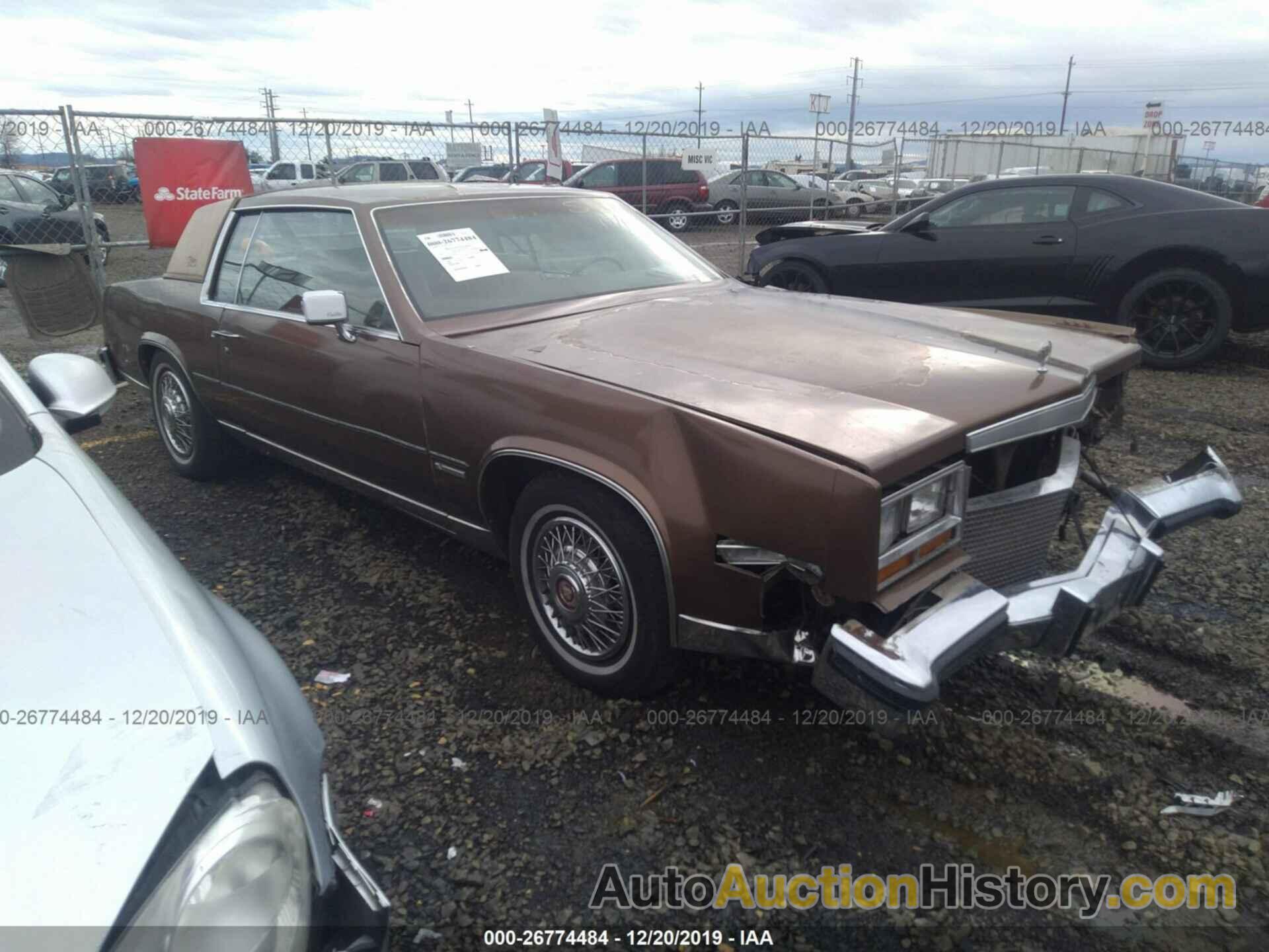 CADILLAC ELDORADO, 1G6AL5794BE658328