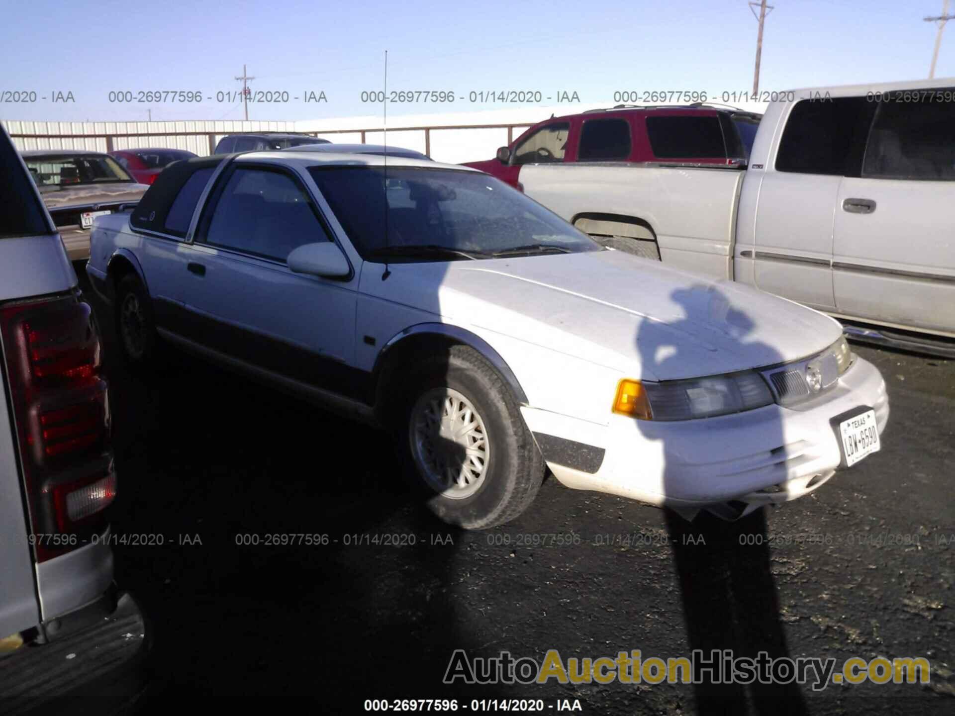 MERCURY COUGAR XR7, 1MELM62W7RH625286