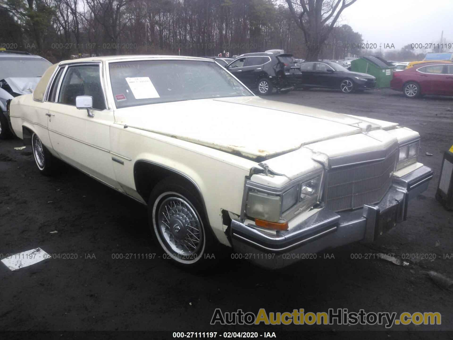 CADILLAC DEVILLE, 1G6AD4784D9243245