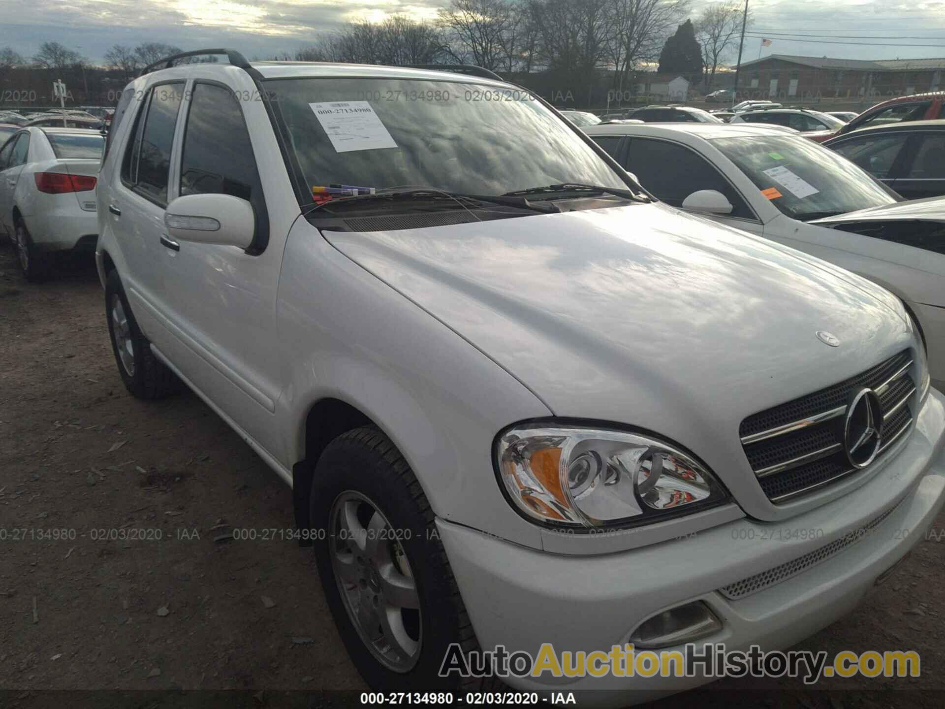 MERCEDES-BENZ ML 500, 4JGAB75E92A311513