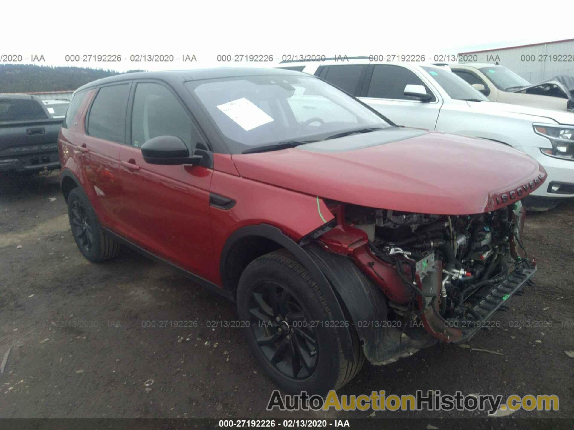 LAND ROVER DISCOVERY SPORT SE, SALCP2FX2KH785854