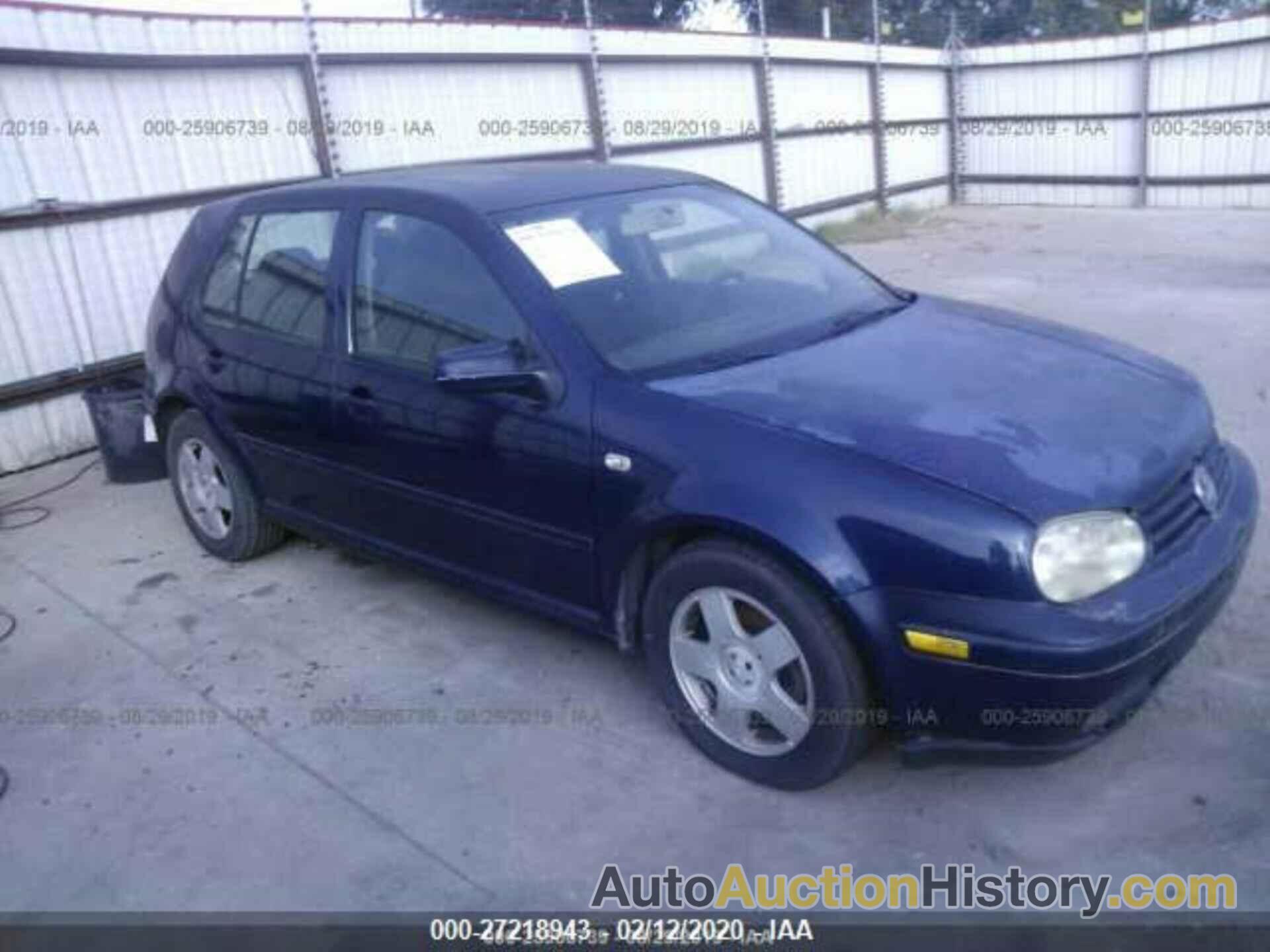 VOLKSWAGEN GOLF GLS, 9BWGB61J724070275