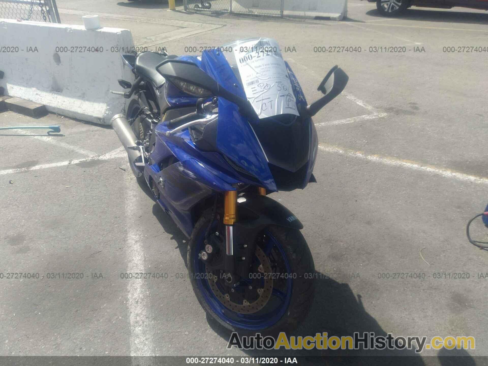 YAMAHA YZFR6 C, JYARJ28Y4JA001623