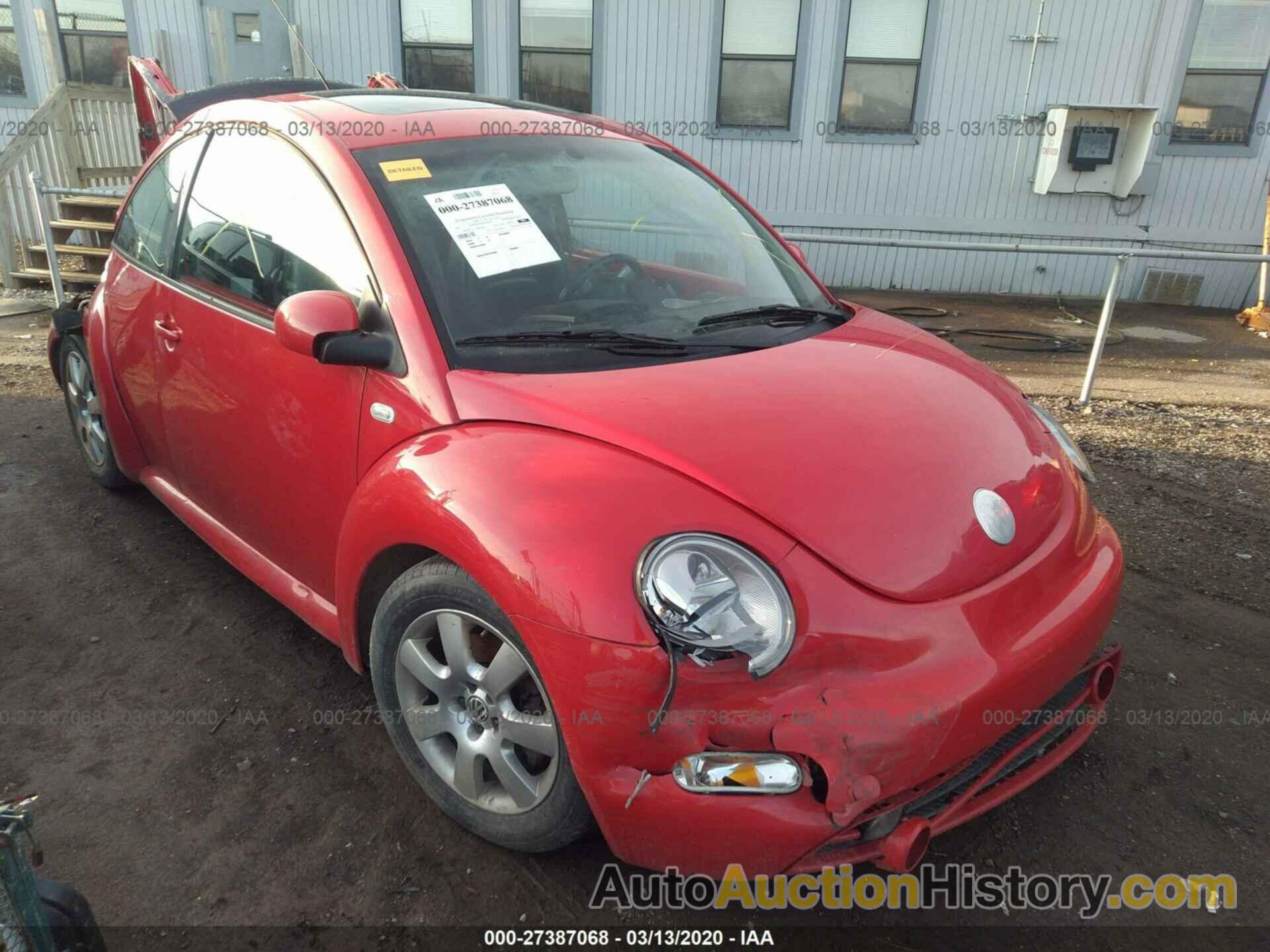 VOLKSWAGEN NEW BEETLE GLX, 3VWDD21C23M418035